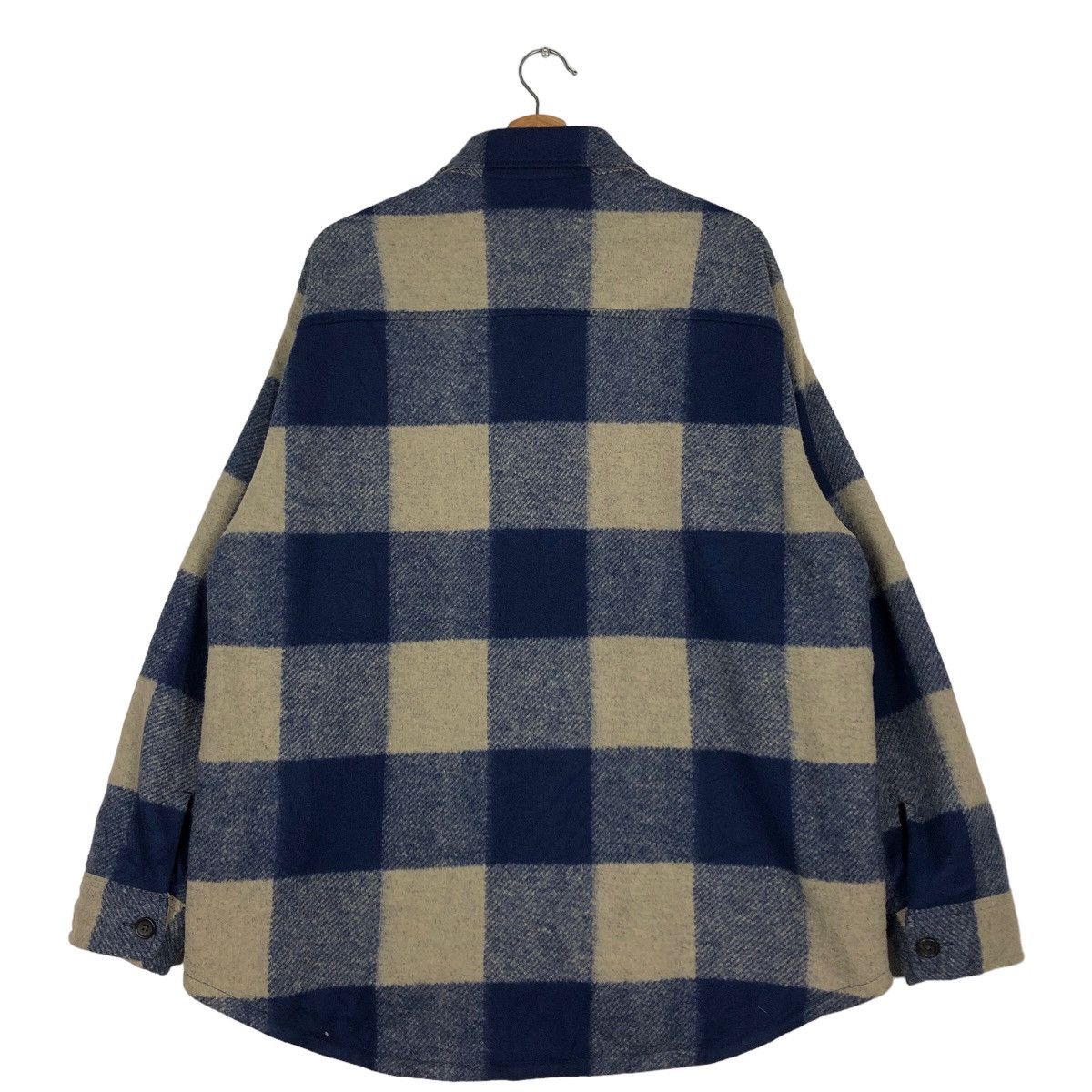 Japanese Brand Vintage Wool Flannel Shirt Jacket Uniqlo Japan Issey Miyake Size US M / EU 48-50 / 2 - 8 Thumbnail