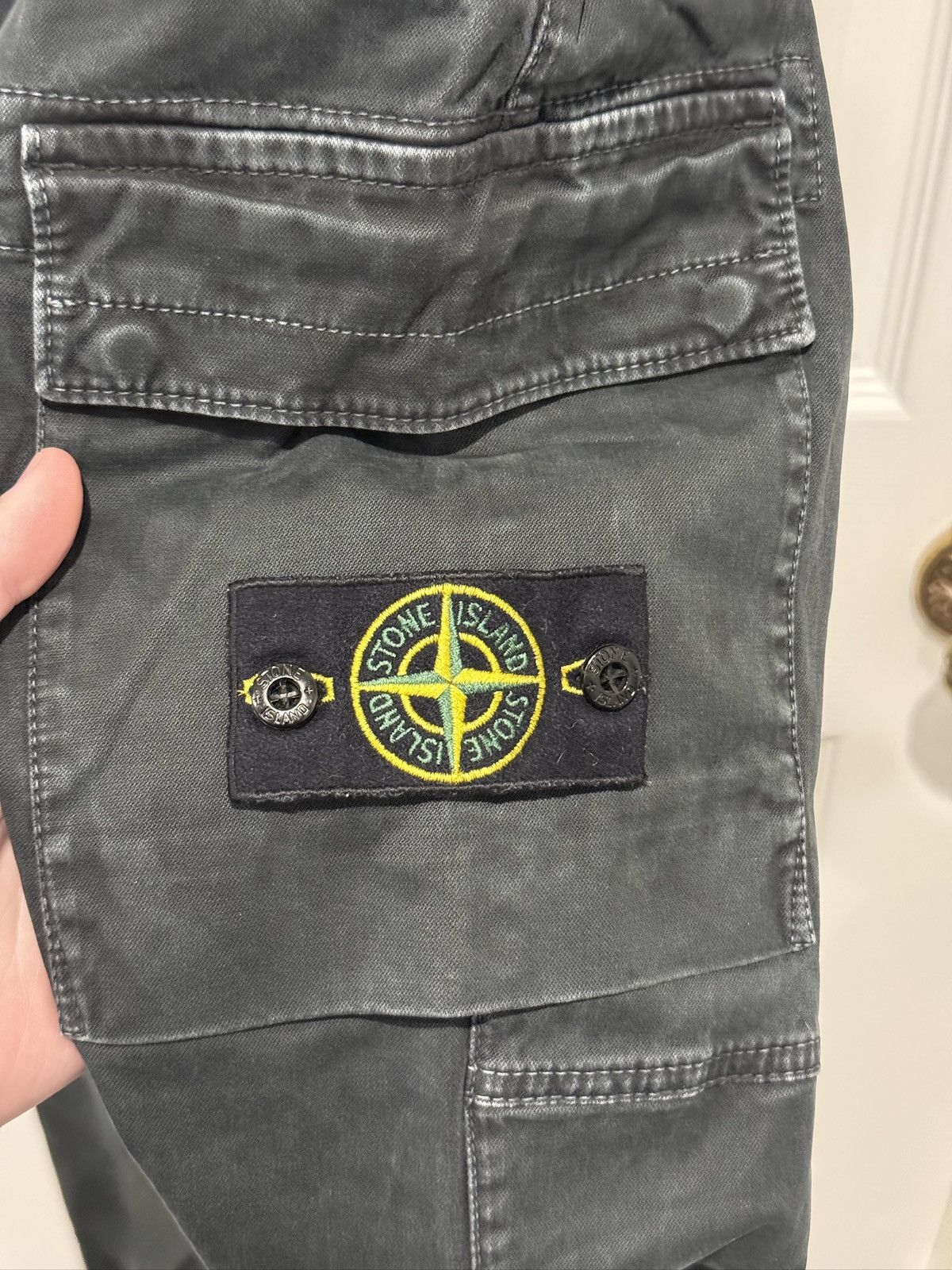 Stone Island Stone Island Black Cargo Pants Type RE-T Sz 28 (fits 28-30) Size US 28 / EU 44 - 5 Thumbnail