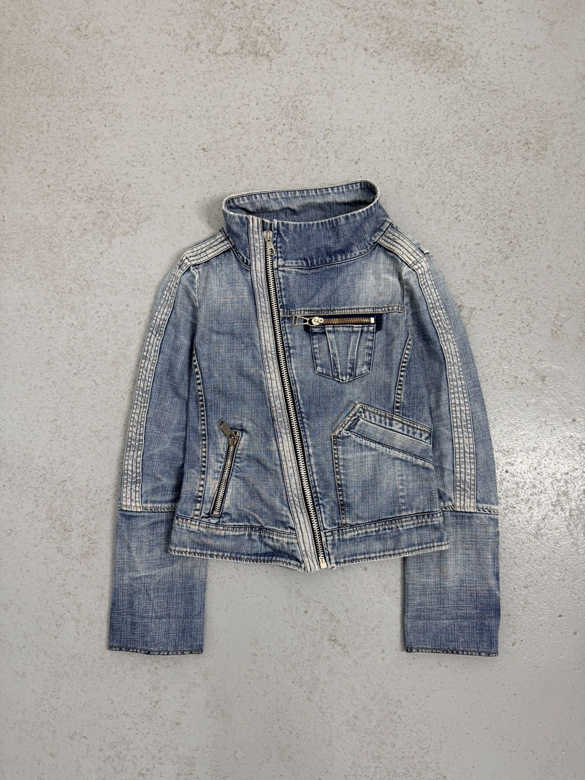 Diesel × Vintage Diesel Night riders vintage jacket READ CAPTION