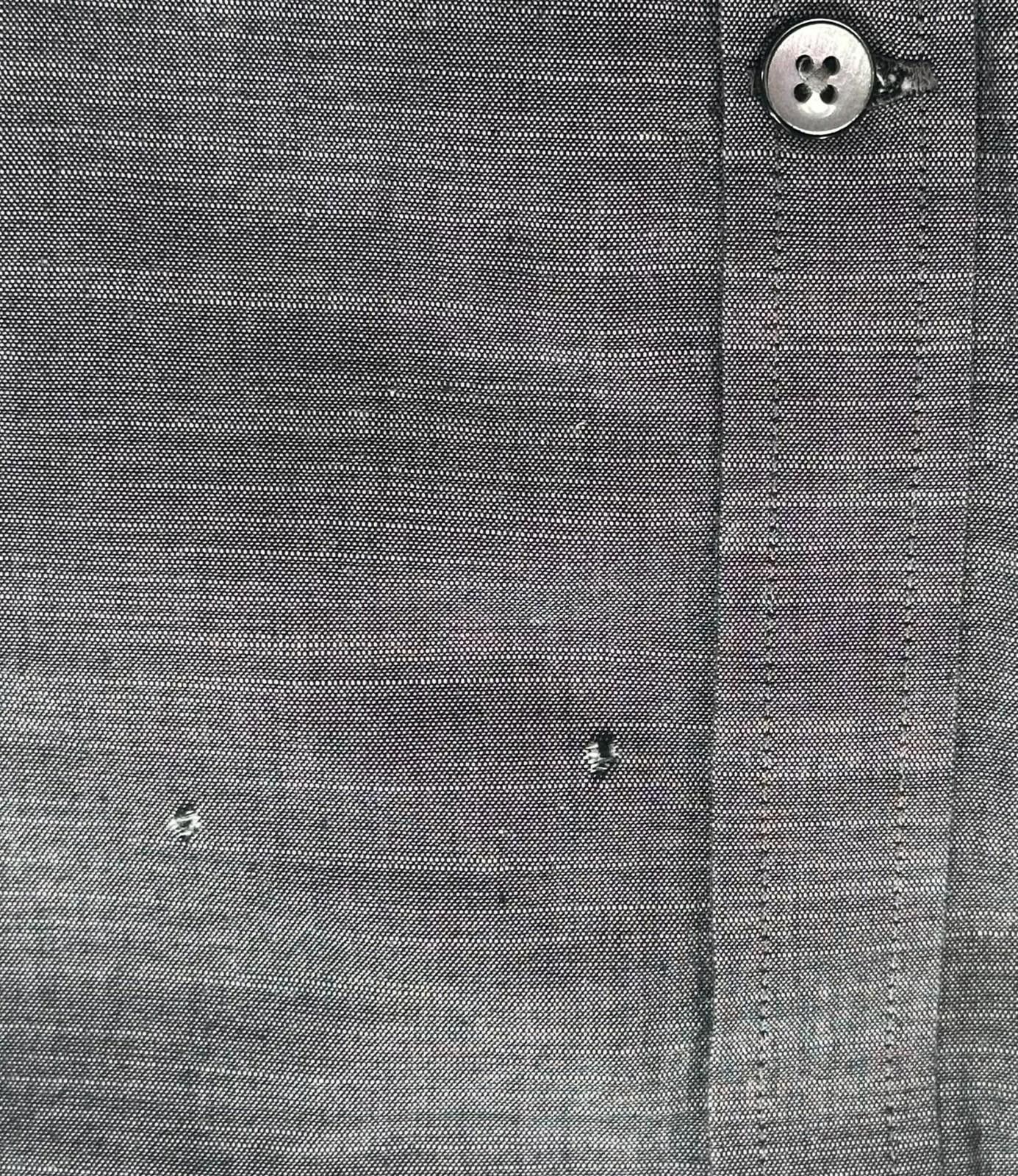 Express Express Fitted 100% Cotton Button-Up Gray Mens L 16-16.5 Size US L / EU 52-54 / 3 - 9 Thumbnail