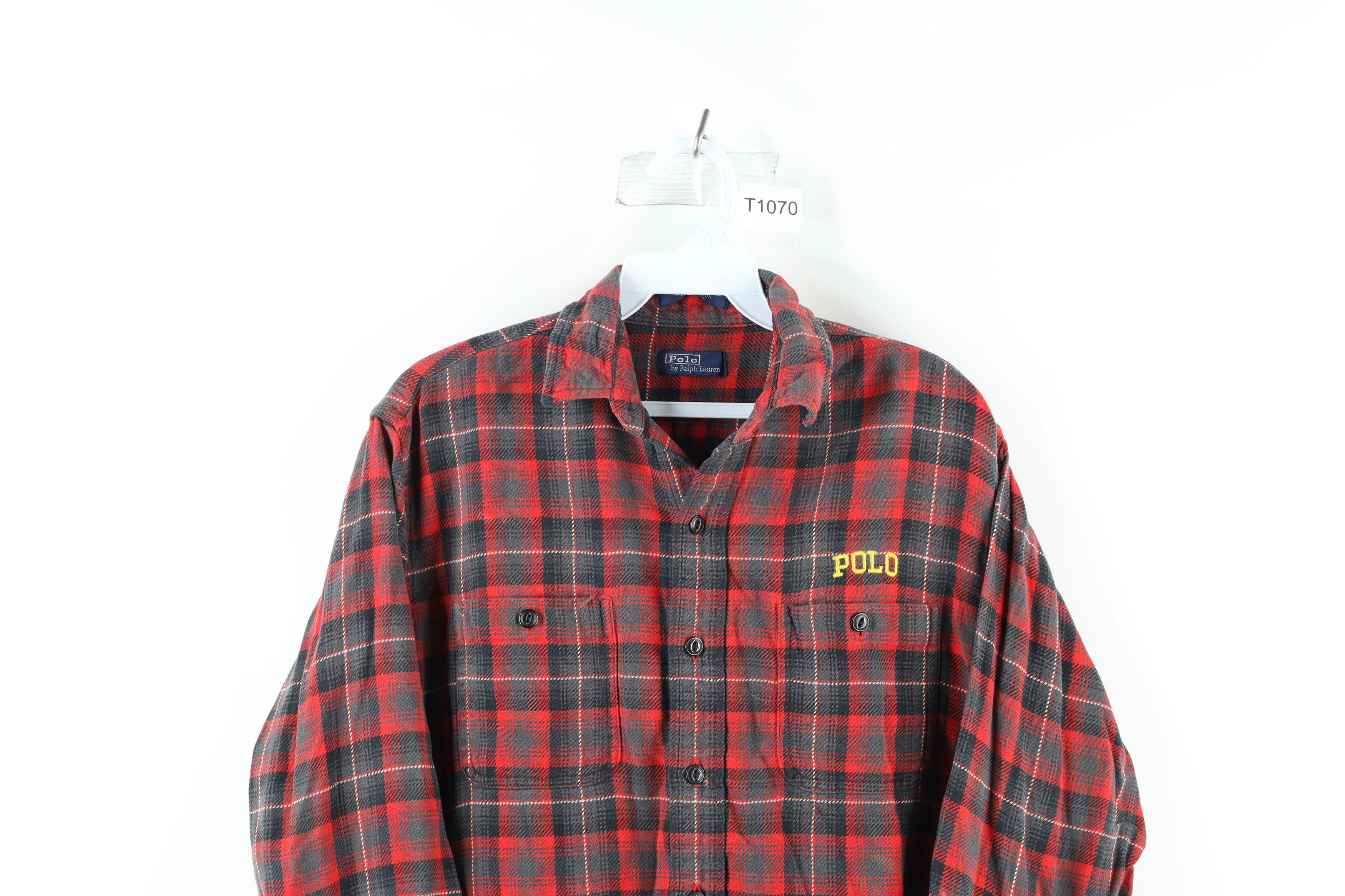 Polo Ralph Lauren Vintage 80s Ralph Lauren Spell Flannel Button Shirt Plaid Size US S / EU 44-46 / 1 - 2 Thumbnail