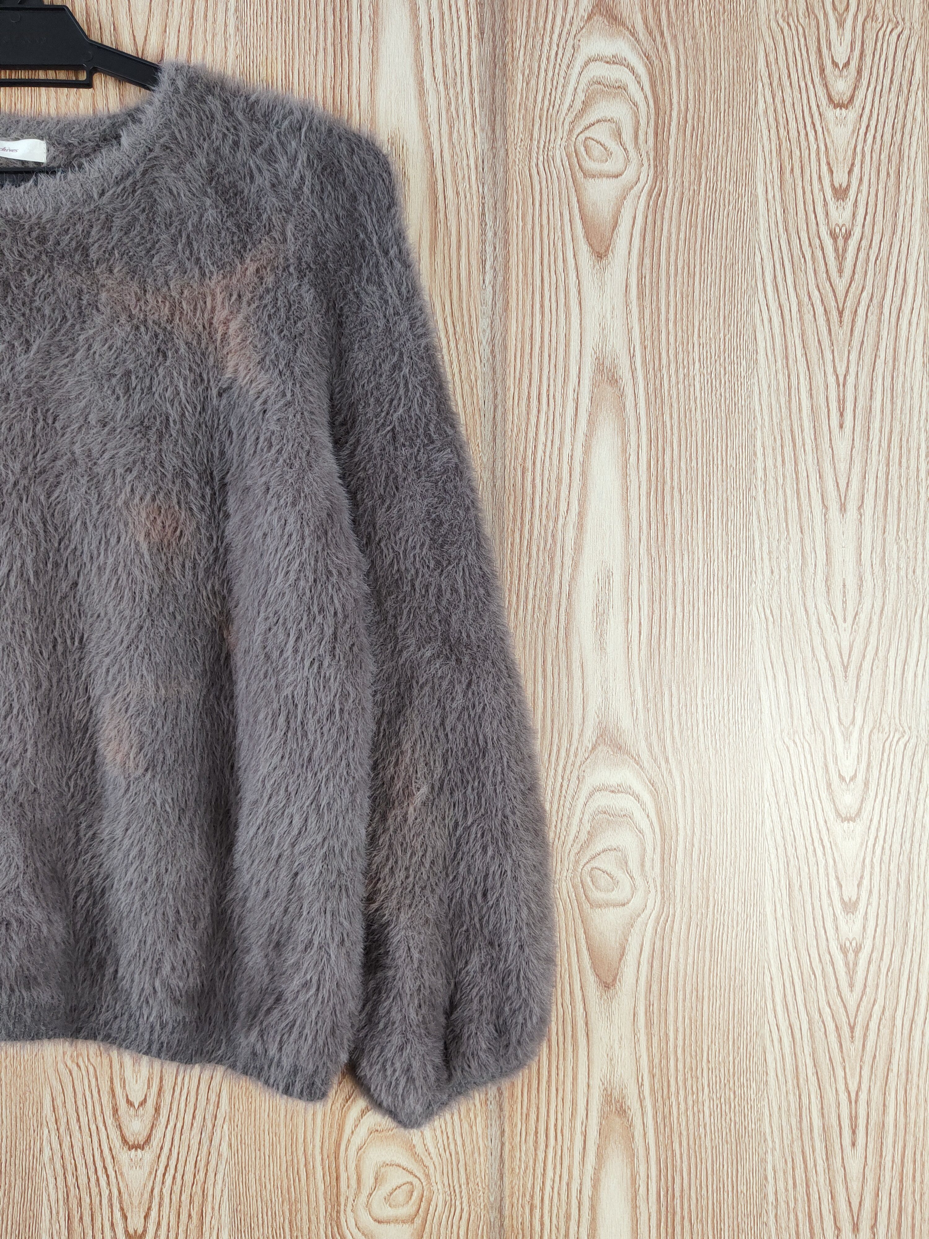 Japanese Brand × Vintage Doux Archives Dark Brown Fur Mohair Knitwear Size S / US 4 / IT 40 - 5 Thumbnail
