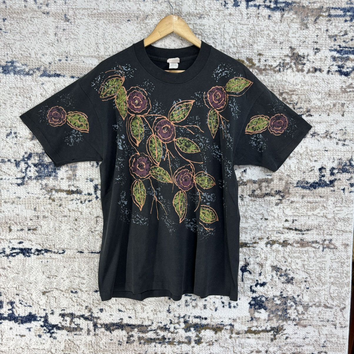 Vintage Vintage 80s Brush Works Custom Hand Painted Art T-shirt Size US L / EU 52-54 / 3 - 1 Thumbnail