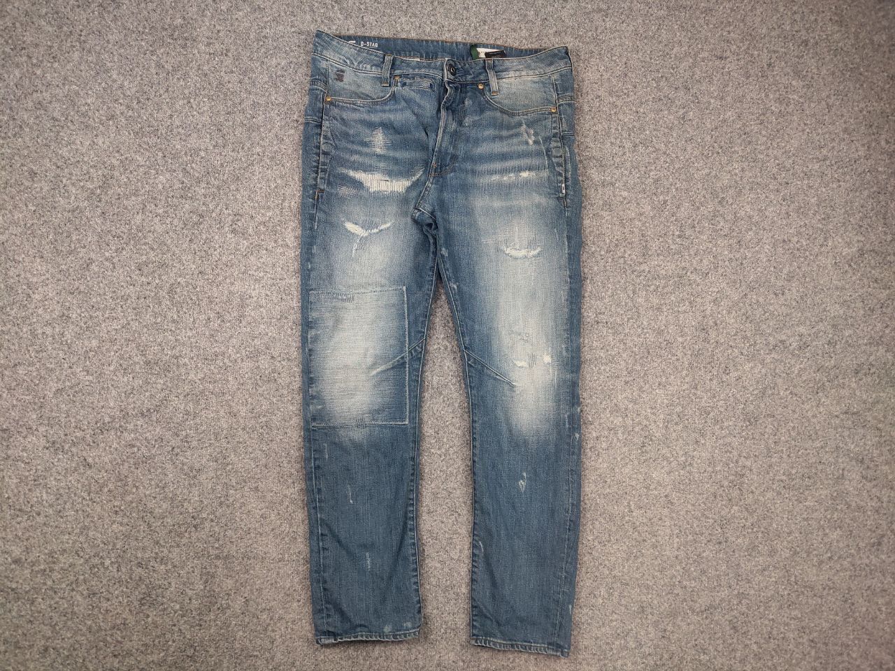 G-Star G Star raw d'staq 3d Slim Restored denim jeans Vintage Stule Size US 33 - 2 Thumbnail