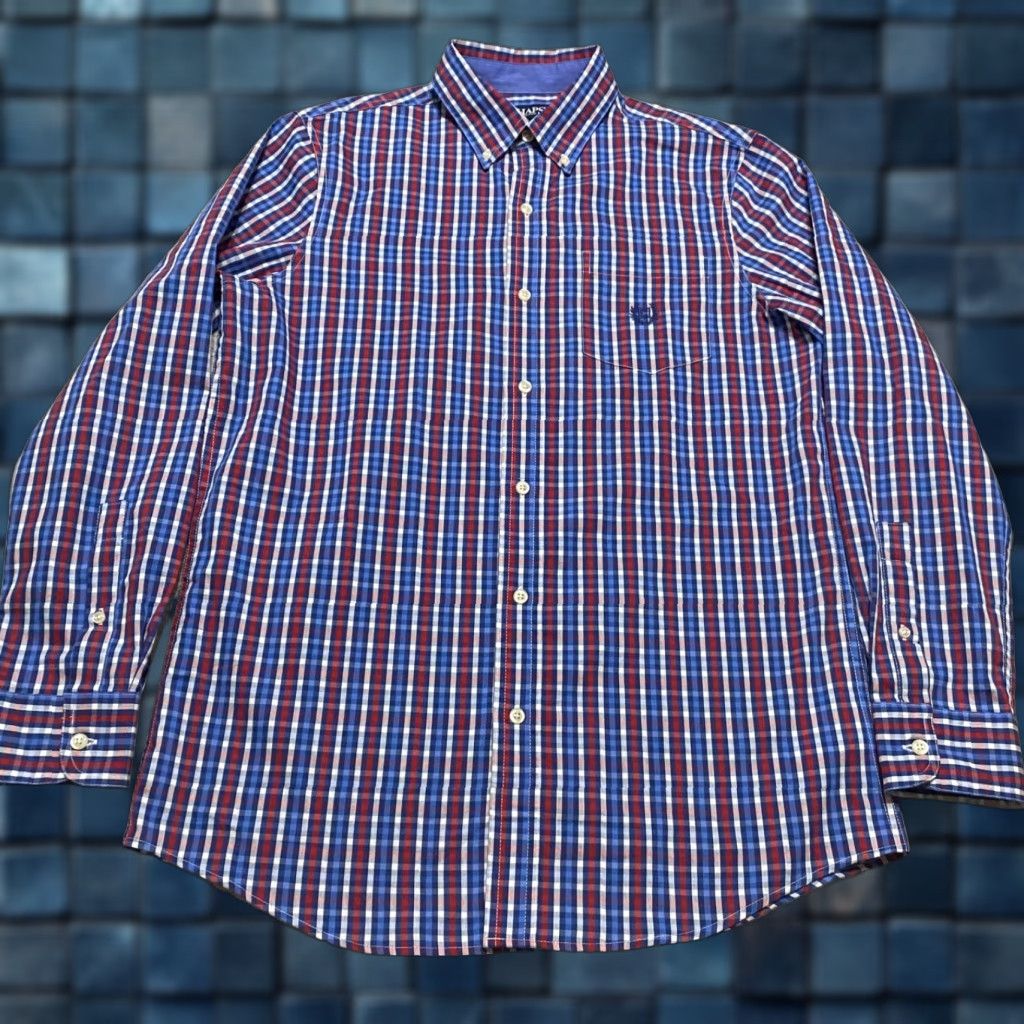 Chaps Ralph Lauren Chaps Mens Small Shirt Multicolor Plaid Long Sleeve Button-Down Shirt For Casual Size US S / EU 44-46 / 1 - 1 Thumbnail