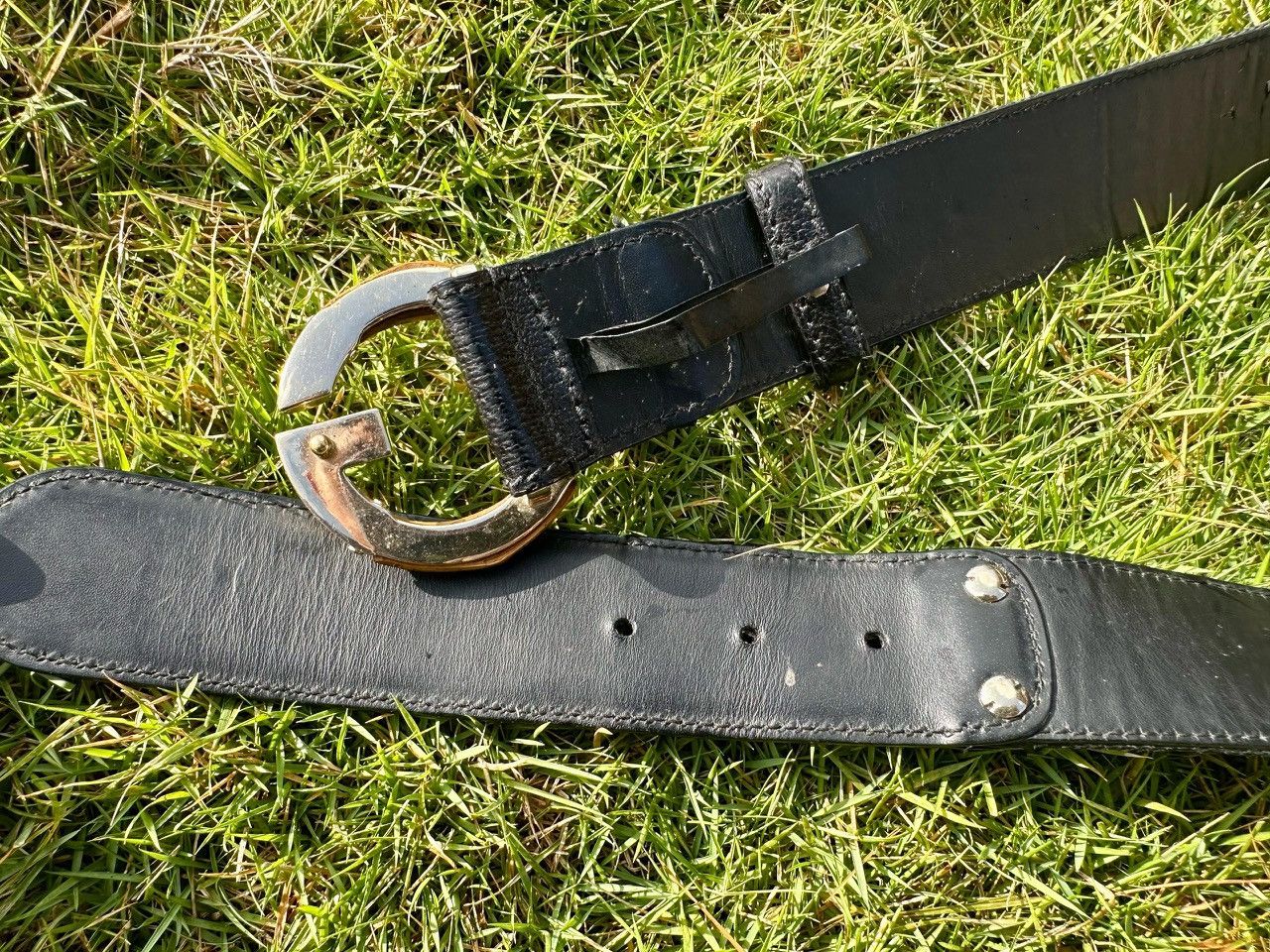 Gucci Authentic Gucci Bamboo GG Supreme G Buckle Belt Size ONE SIZE - 6 Thumbnail