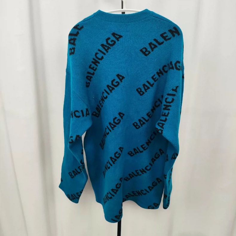 Balenciaga Balenciaga Cashmere Sweater Size S Blue Size US S / EU 44-46 / 1 - 2 Thumbnail