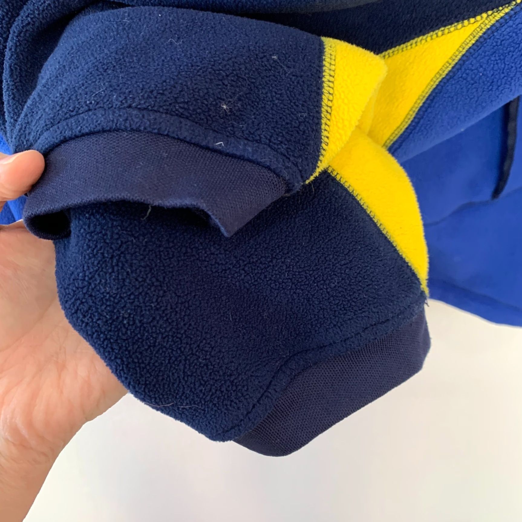 Ralph Lauren Polo Sport Ralph Lauren Jacket Mens Medium Full Zip Fleece Blue Yellow Pockets 90s Style Size US M / EU 48-50 / 2 - 7 Thumbnail