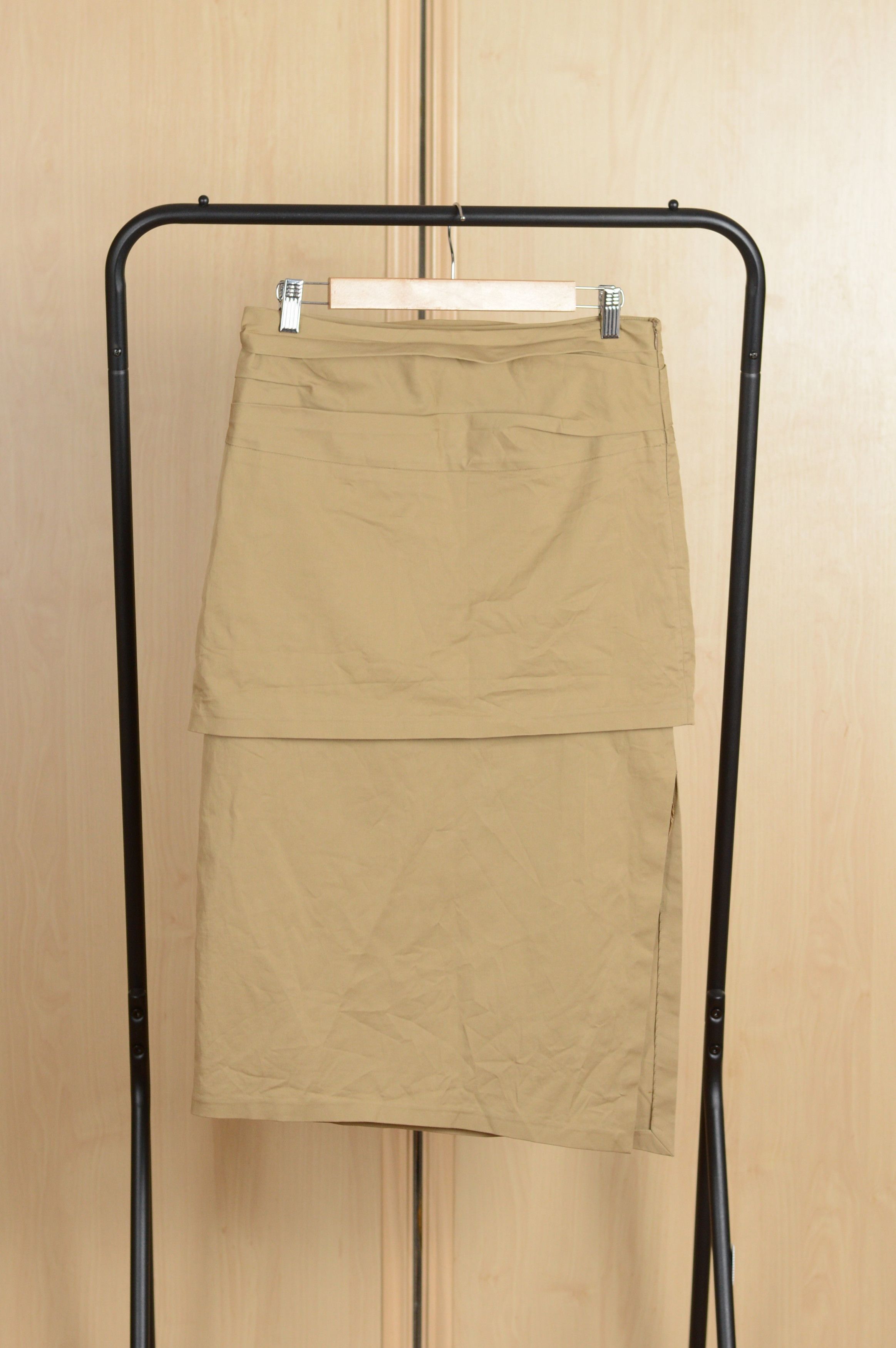 Brunello Cucinelli Brunello Cucinelli Beige Cotton Skirt Size 32" / US 10 / IT 46 - 1 Thumbnail