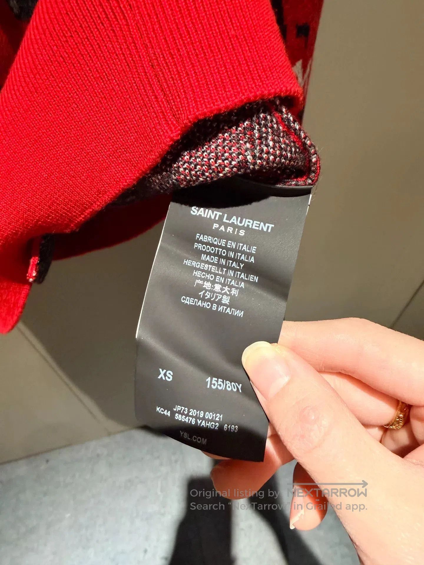 Saint Laurent Paris Saint Laurent Women's Hooded Sweater. Size XS / US 0-2 / IT 36-38 - 5 Thumbnail