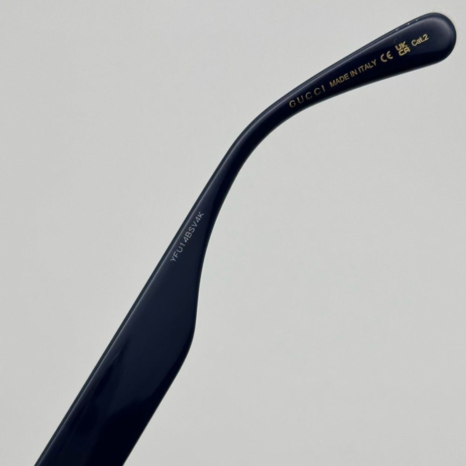 Gucci BRAND NEW GUCCI GG0713S 001 Black/Blue/Grey Sunglasses Size ONE SIZE - 3 Thumbnail