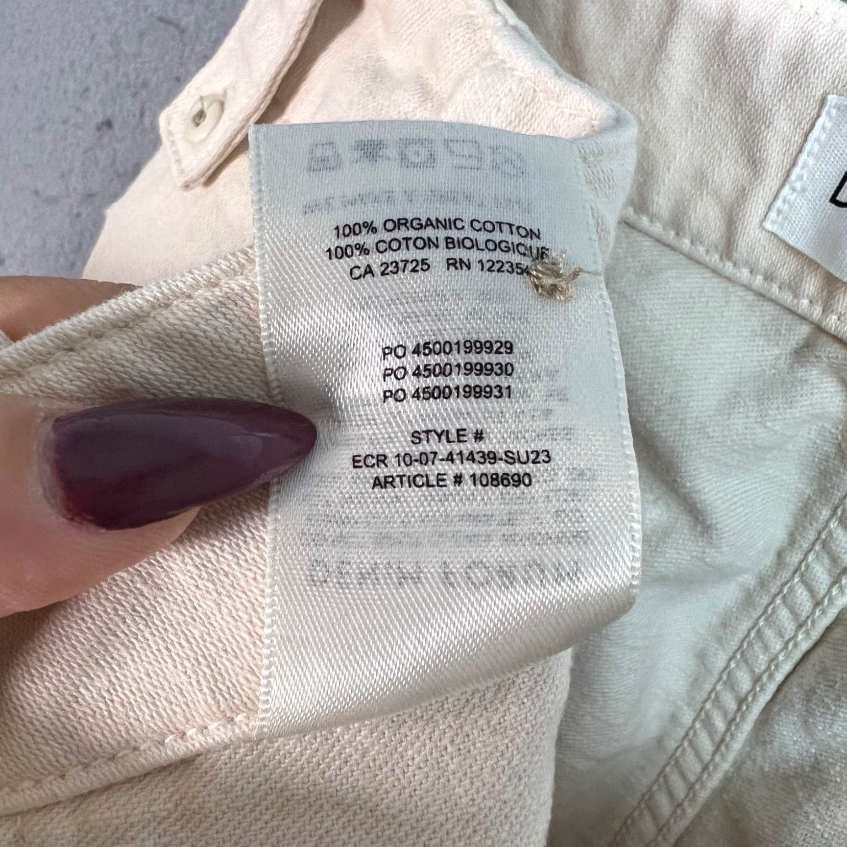Vintage Denim Forum Womens Size 27 90s Utility Cargo Mini Skirt Beige Organic Cotton Size 27" / US 4 / IT 40 - 5 Thumbnail