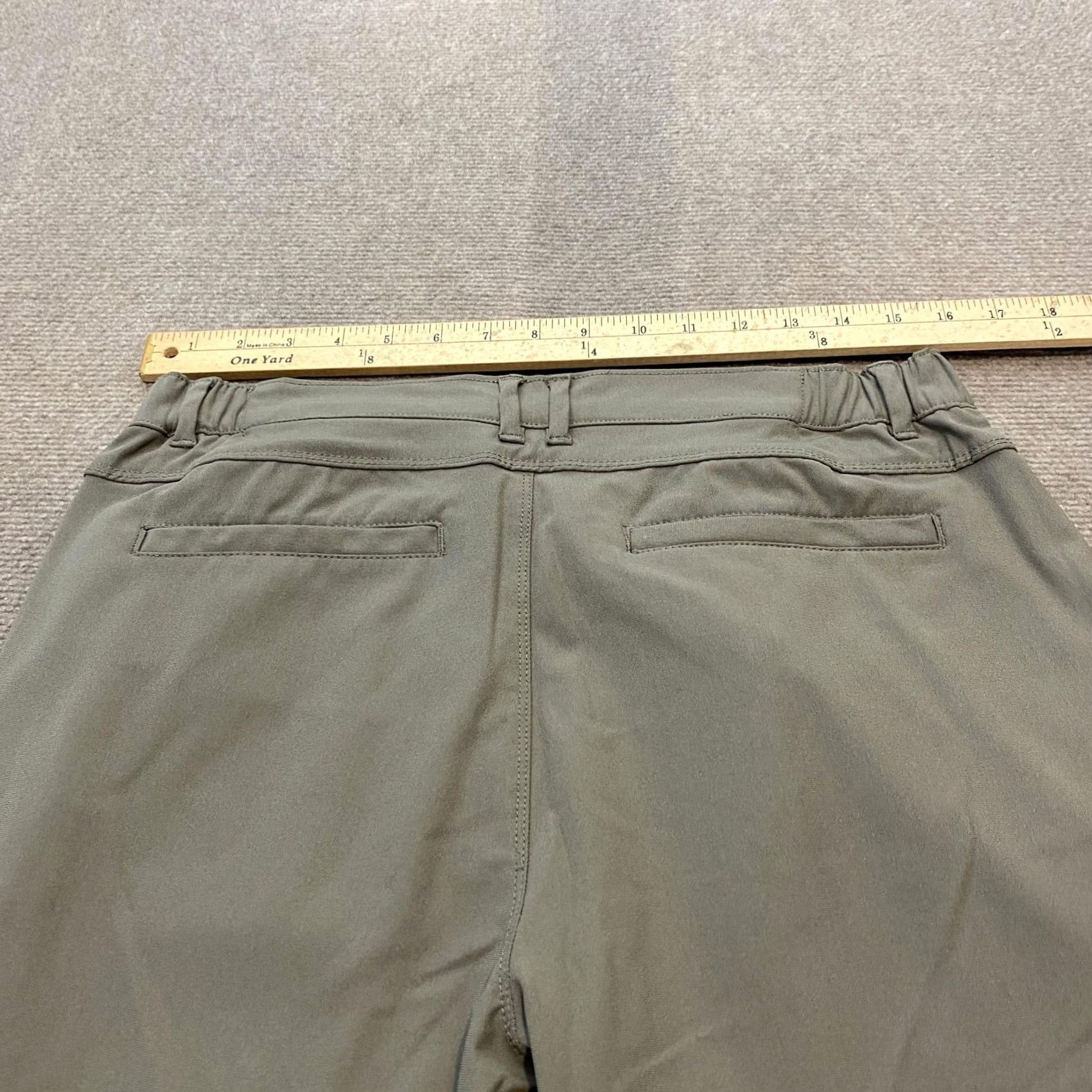 Cuts Cuts Jogger Pants Mens Medium Green Elastic Cuff Performance Business Casual Size US 31 - 7 Thumbnail