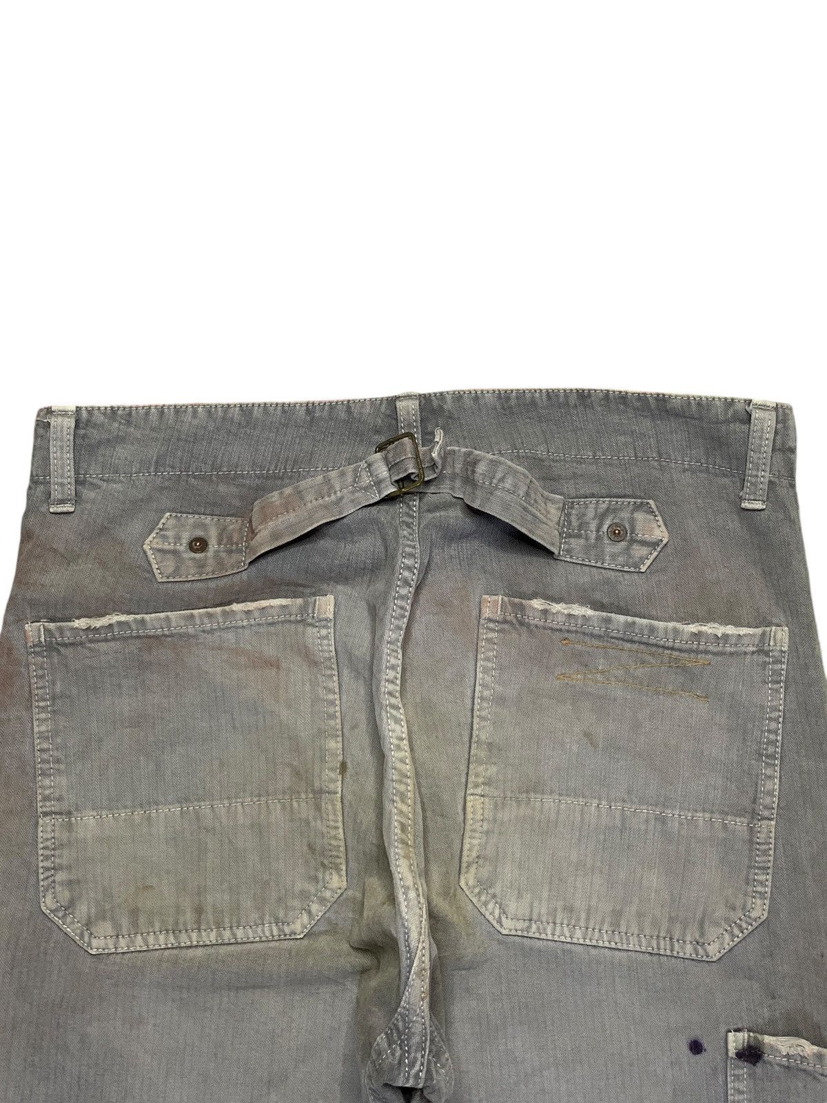 Eternal × Japanese Brand Vintage Japan Eternal Mud Wash Buckle Baggy Carpenter Jeans Size US 32 / EU 48 - 8 Thumbnail