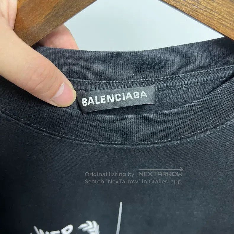 Balenciaga Balenciaga Wheat pattern short-sleeve Size US M / EU 48-50 / 2 - 3 Thumbnail