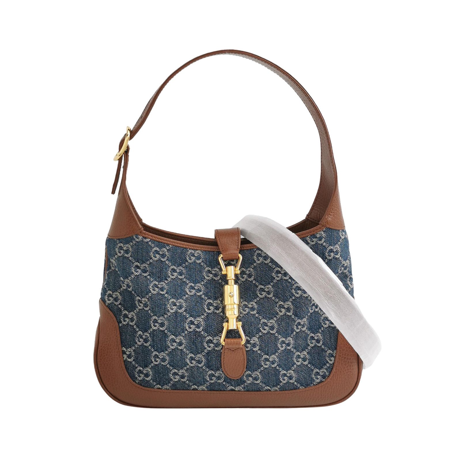 Gucci Gucci Jackie 1961 Denim Shoulder Bag Size ONE SIZE - 1 Thumbnail