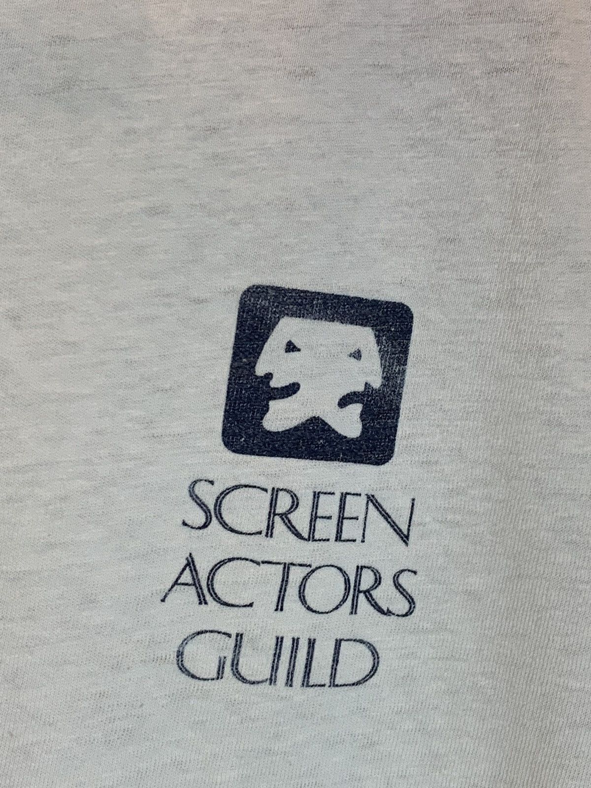 Vintage *RARE* Vintage Screen Actors Guild SAG Single Stitch T-Shirt Size US S / EU 44-46 / 1 - 3 Thumbnail