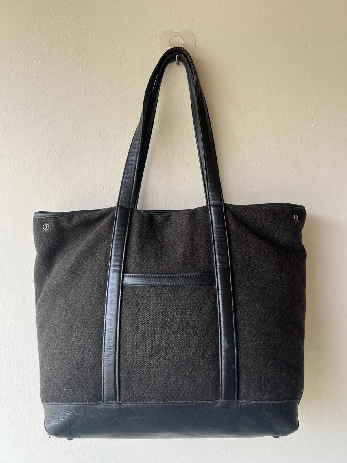 Porter Vintage Porter by Yoshida Hybrid Leather Wool Large Tote Bag Size ONE SIZE - 19 Thumbnail
