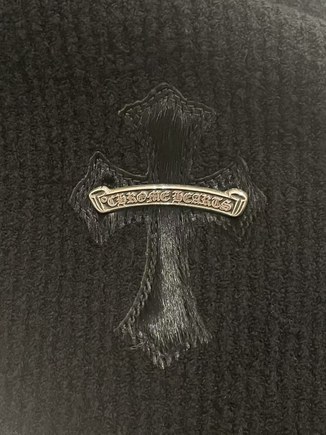 Chrome Hearts Chrome Hearts Pony Hair Cross Patch Knitted Sweater Size M / US 6-8 / IT 42-44 - 7 Thumbnail