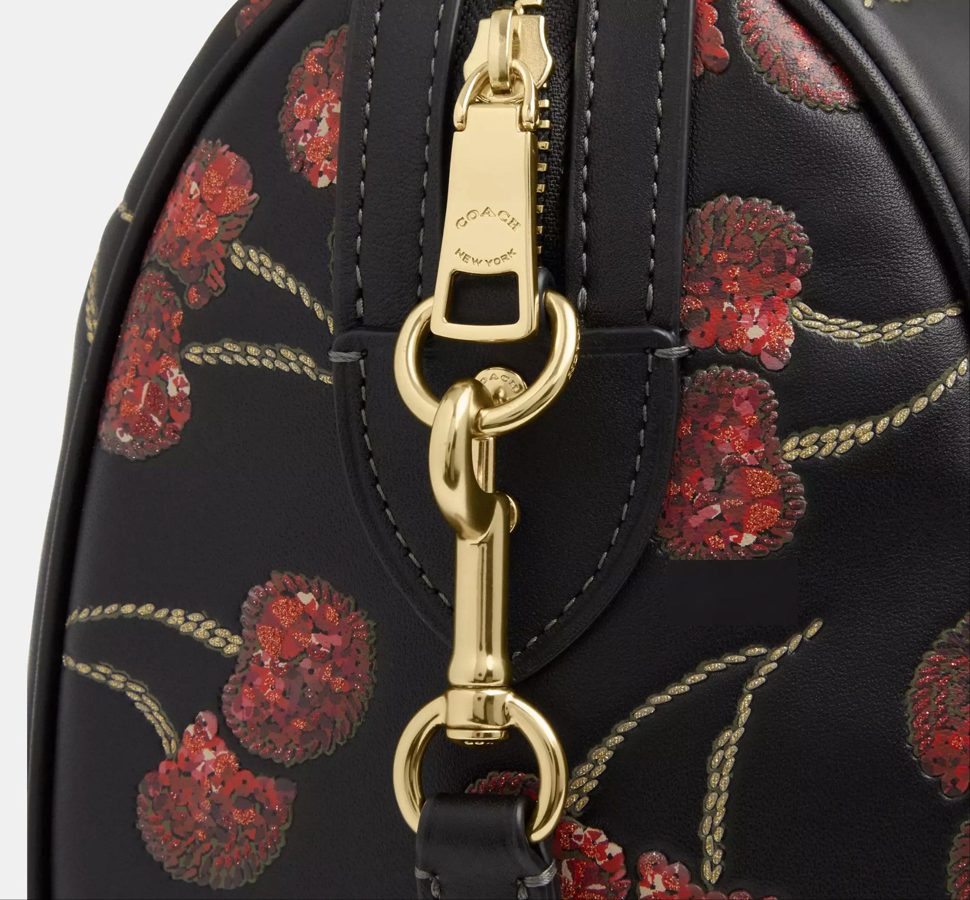 Coach Rowan Satchel Bag With Cherry Print CCZ15 Size ONE SIZE - 13 Thumbnail