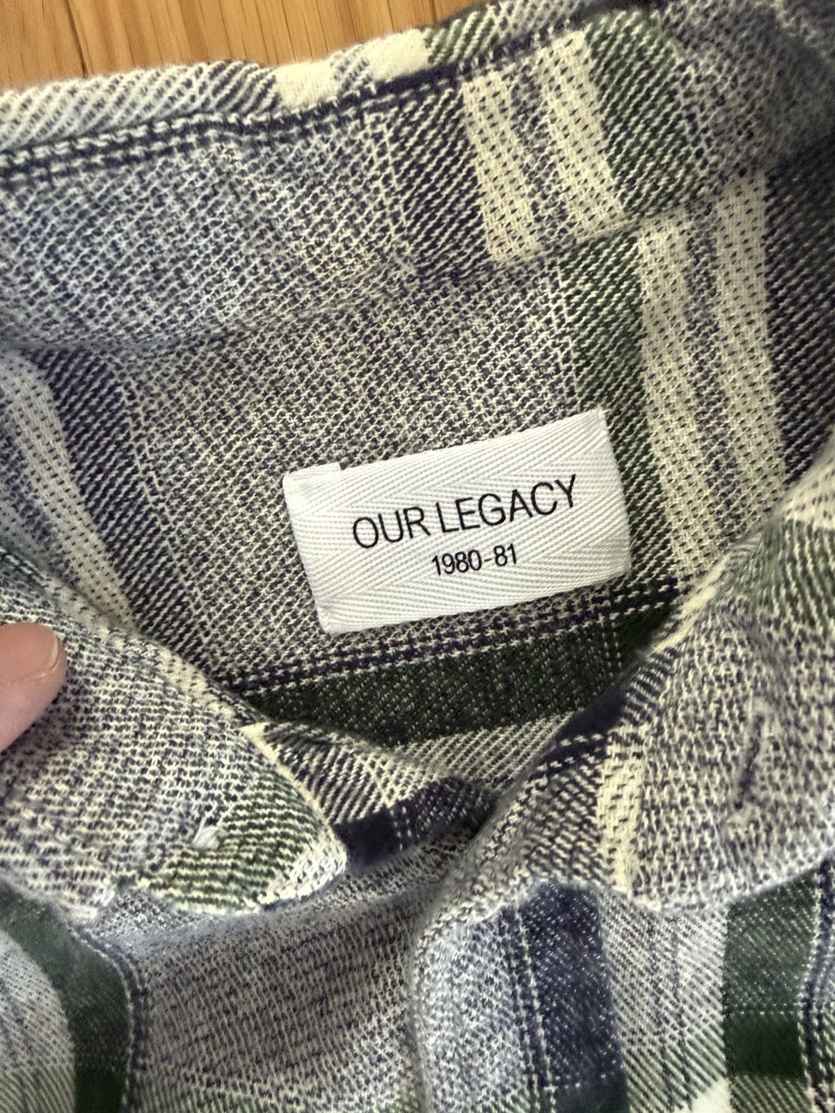 Our Legacy Our Legacy Plaid Flannel medium Size US M / EU 48-50 / 2 - 3 Thumbnail