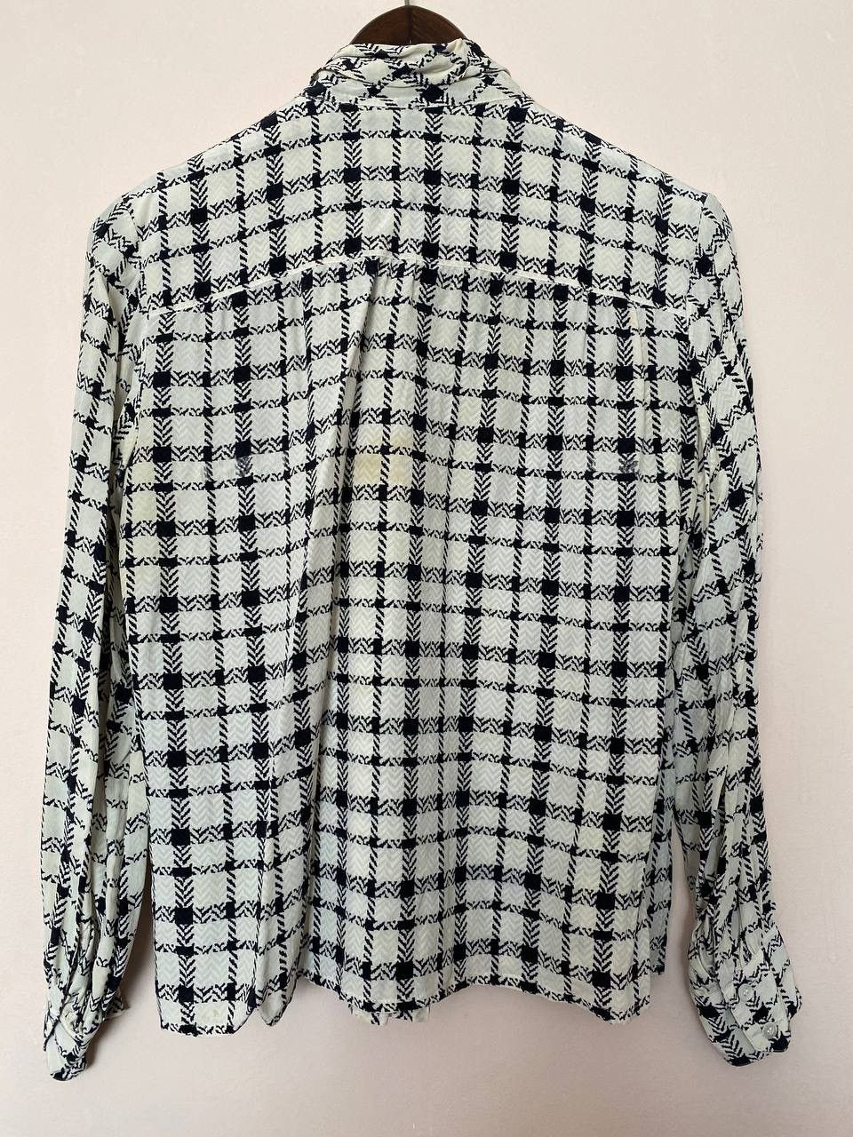 Celine Celine 80s archive vintage 100% silk blouse shirt Size L / US 10 / IT 46 - 7 Thumbnail