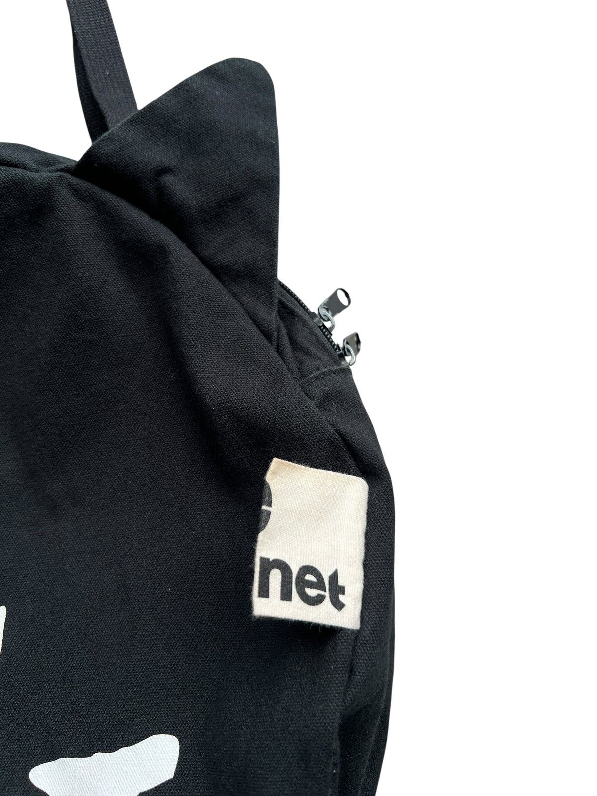 Ne-Net Vintage Nenet Cat Black Tote Bag Size ONE SIZE - 4 Thumbnail