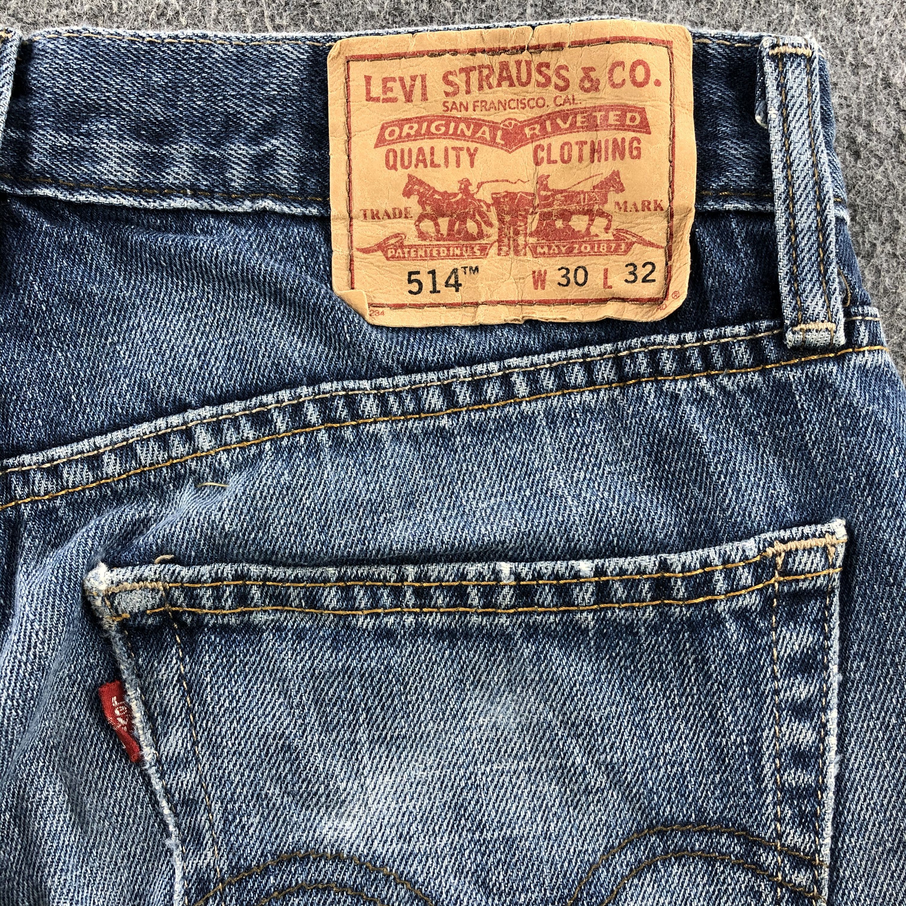 Levi's Vintage Blue Wash Levis 514 Jeans- J1356 Size US 31 - 5 Thumbnail