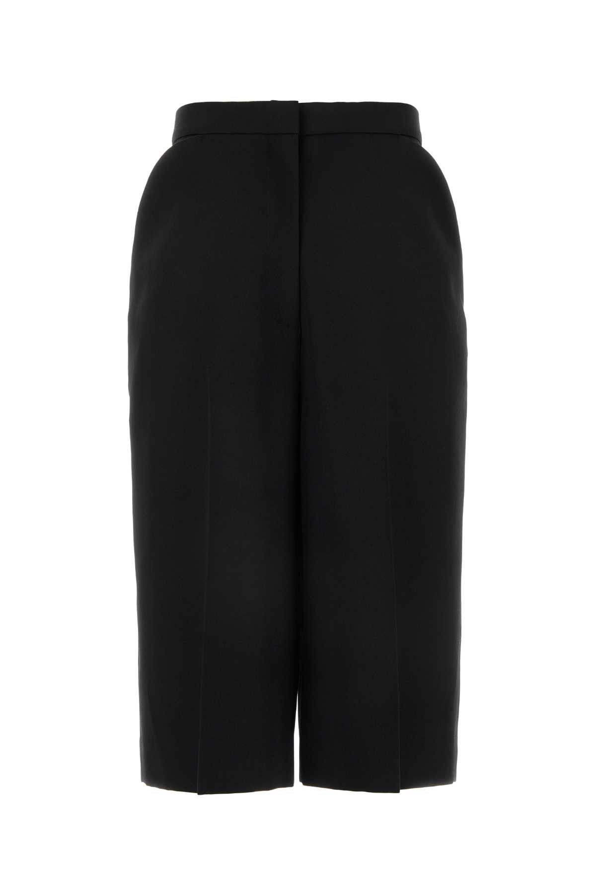 Givenchy Black Wool Bermuda Shorts Size 28" / US 6 / IT 42 - 1 Thumbnail