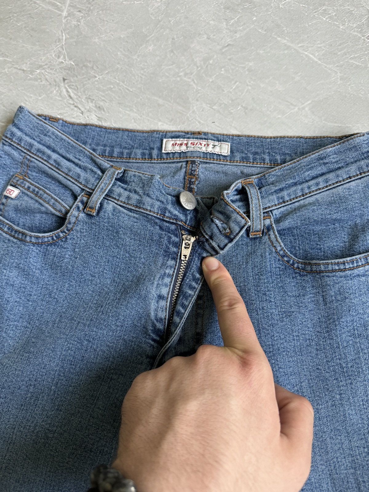 Miss Sixty Vintage Y2K Miss Sixty Flared Skinny Jeans Hysteric Glamour Size 30" / US 8 / IT 44 - 10 Thumbnail