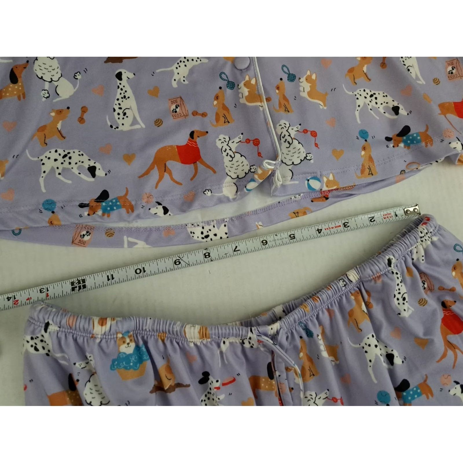 Vintage Vintage My Danielle Dog Print Long Sleeve Pajama Set - Large Size ONE SIZE - 6 Thumbnail