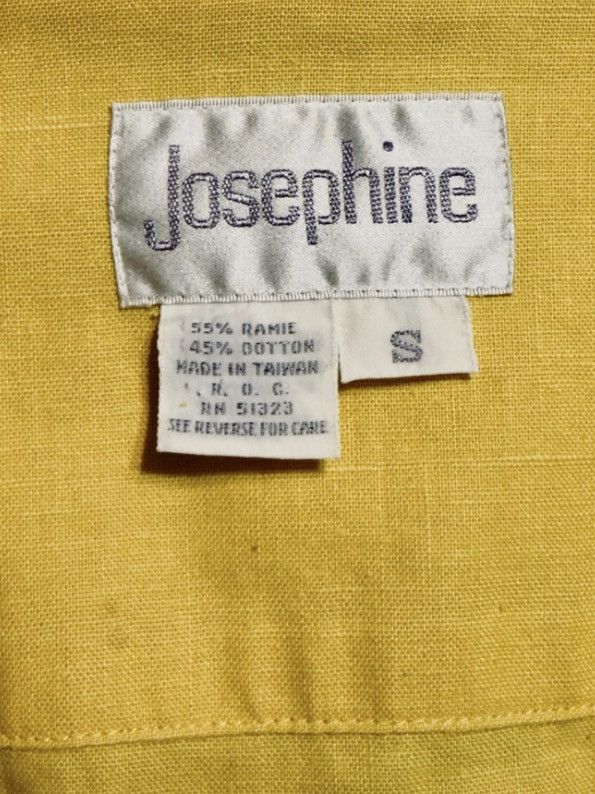 Other Josephine Vintage Yellow Blazer – Ramie Cotton – Size S Size S / US 4 / IT 40 - 3 Thumbnail