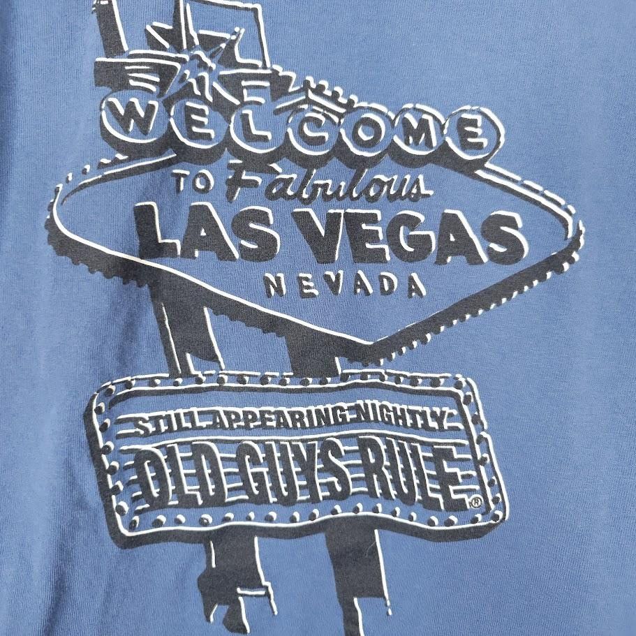 Vintage Vintage Old Guys Rule T Shirt Mens Size Large Blue Y2K Vegas Size US L / EU 52-54 / 3 - 4 Thumbnail