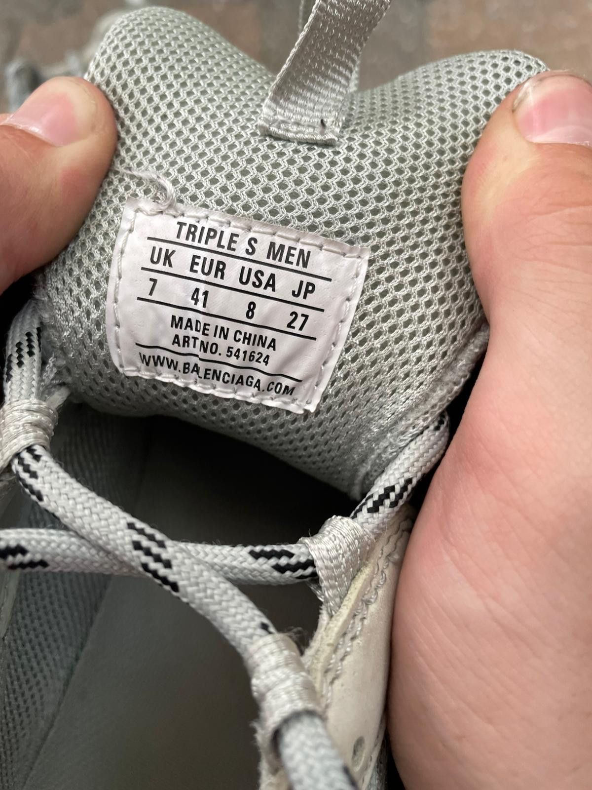 Balenciaga Balenciaga triple S white/clear Size US 7 / EU 40 - 6 Thumbnail