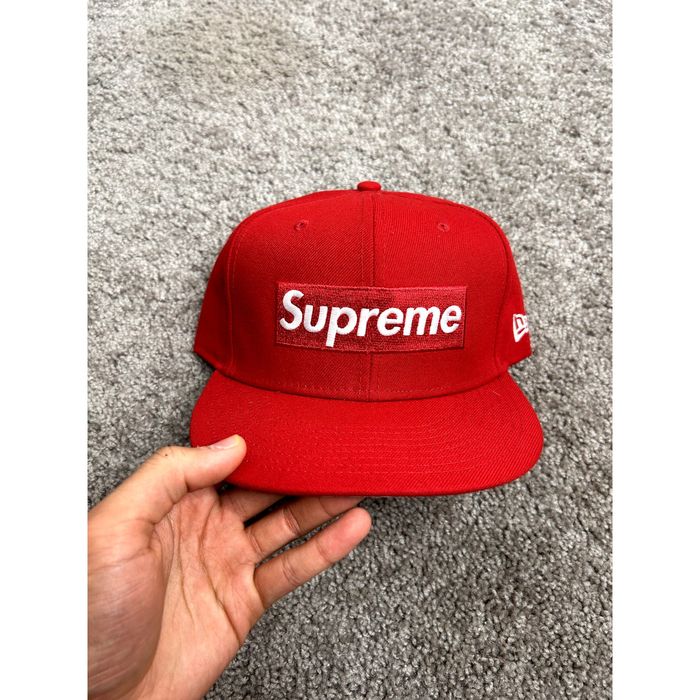 Supreme Supreme Champions Box Logo New Era Fitted Hat 7 5/8 | Grailed
