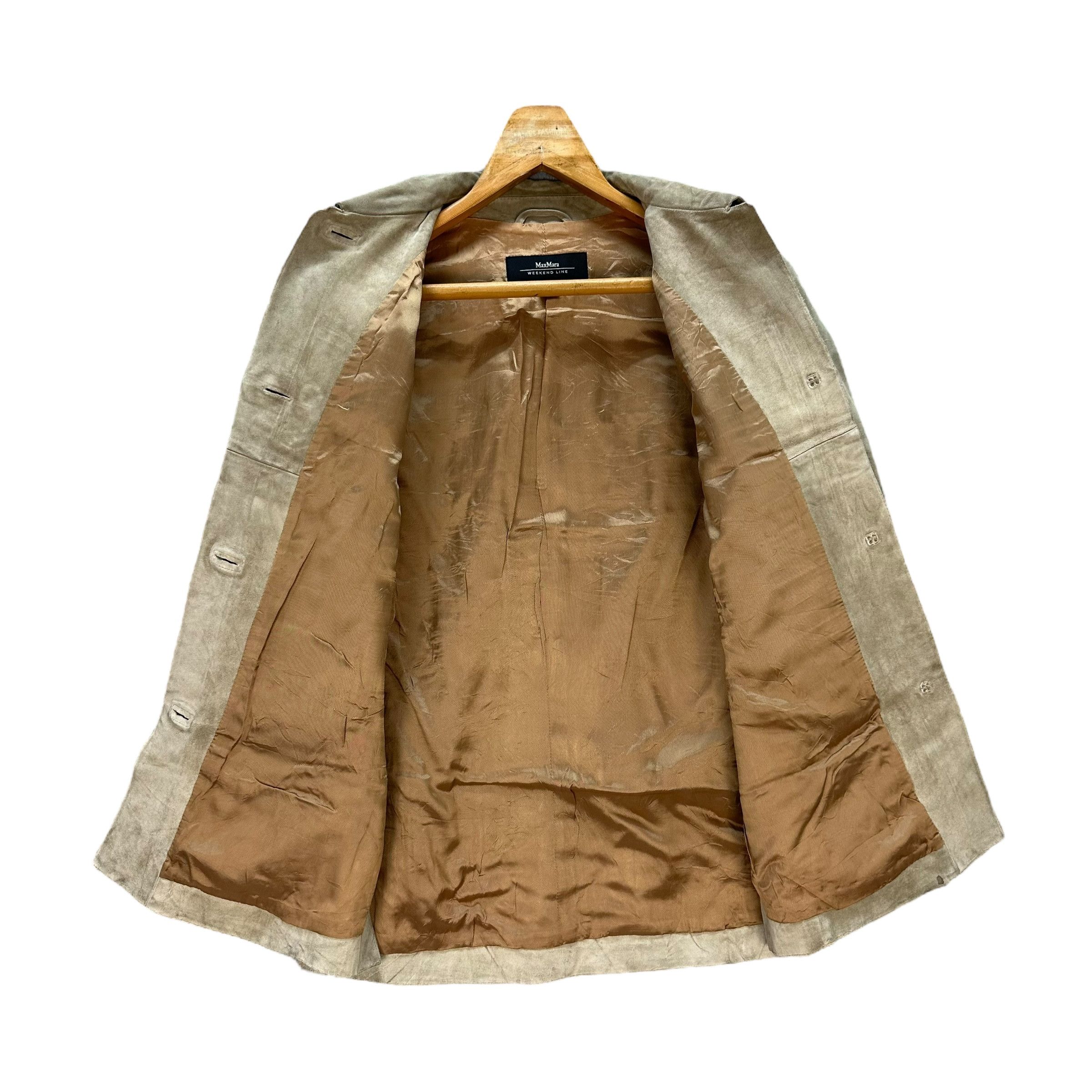 Max Mara Max Mara Suede Leather Jacket #9166-65 Size S / US 4 / IT 40 - 8 Thumbnail