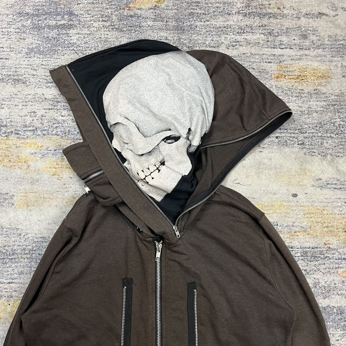 If Six Was Nine × Le Grande Bleu (L.G.B.) × PPFM Rare PPFM seditionaries multi zipper skeleton zip hoodie Size US M / EU 48-50 / 2 - 6 Thumbnail