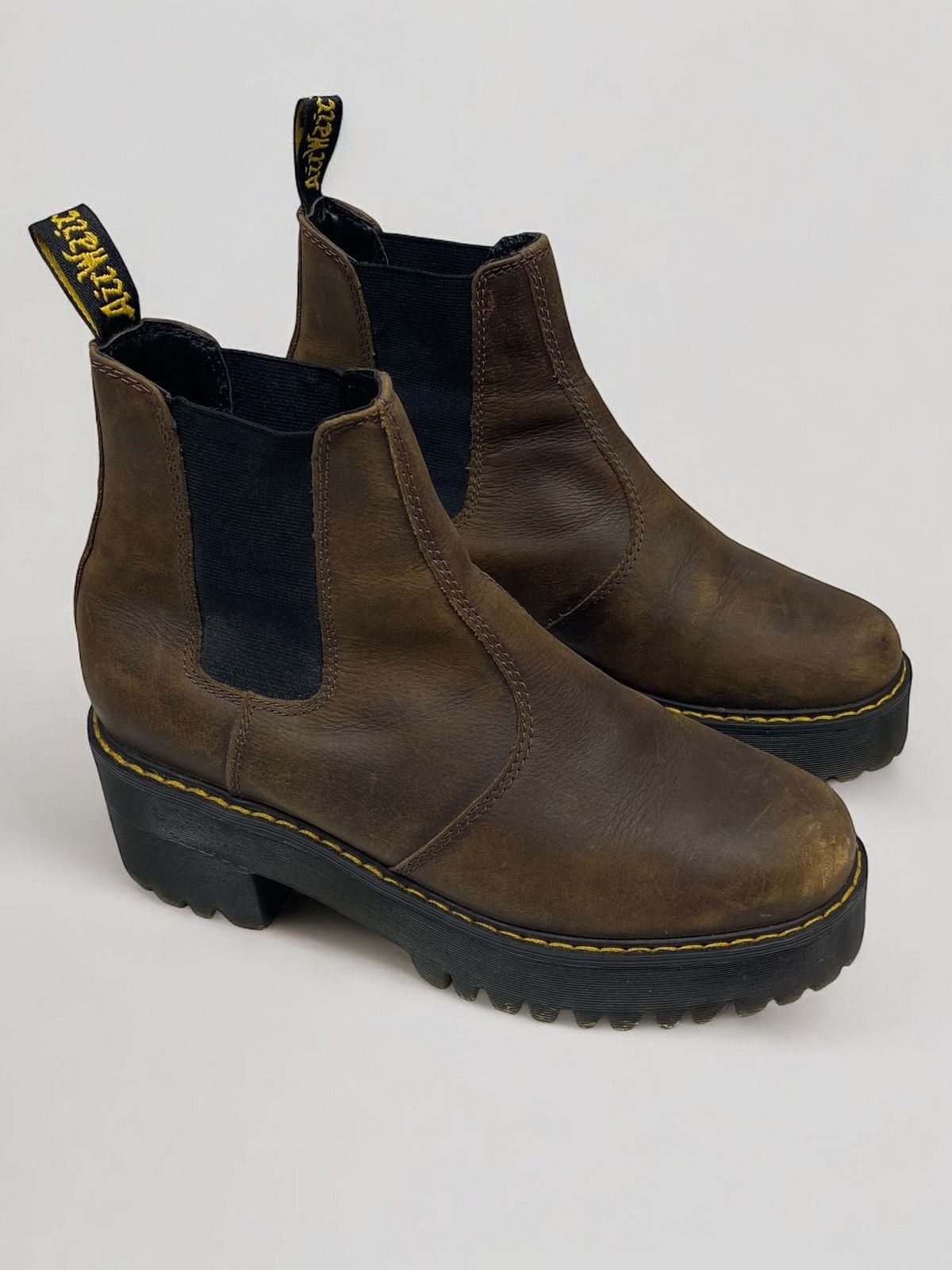 Dr. Martens 🔥 DR MARTENS ROMETTY PLATFORM BOOTS Y2K GRUNGE VIBES 00s Size US 7 / EU 40 - 3 Thumbnail