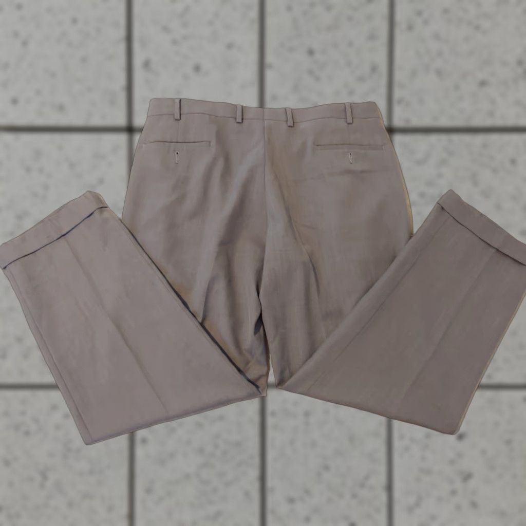 Polo Ralph Lauren Polo Ralph Lauren Dress Pants 38x30 Gray Slacks Khaki Flat Front Men Dress Pants Mens Straight Leg Pants Size US M / EU 48-50 / 2 - 1 Thumbnail