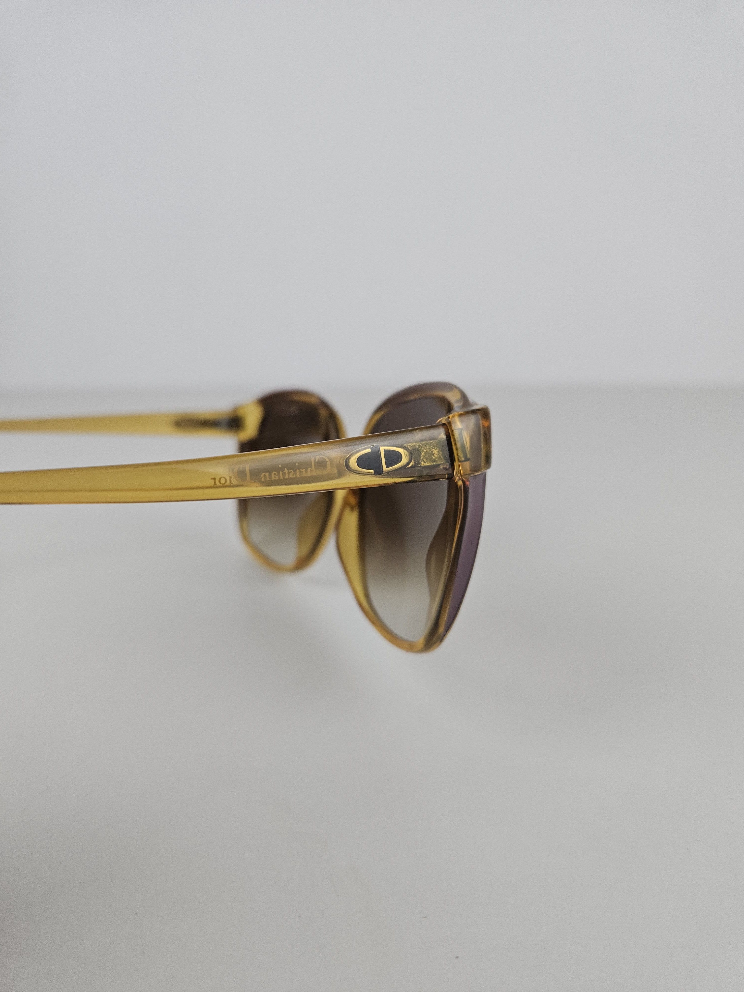Dior Vintage 80s Christian Dior 2101 80 oversized sunglasses Size ONE SIZE - 9 Thumbnail