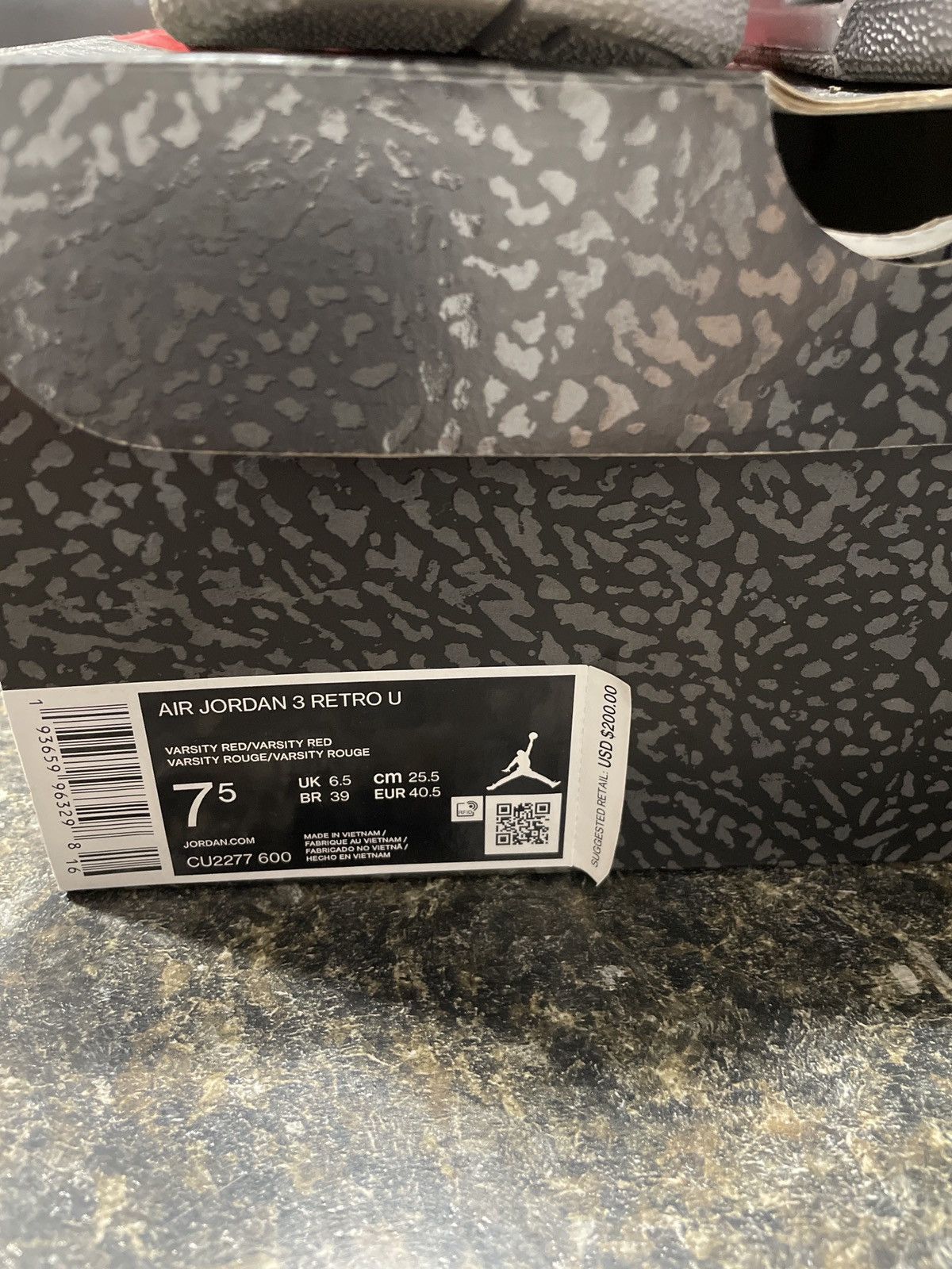 Jordan Brand Jordan 3 Retro SE UNITE (Chicago Exclusive) Size US 7.5 / EU 40-41 - 10 Thumbnail