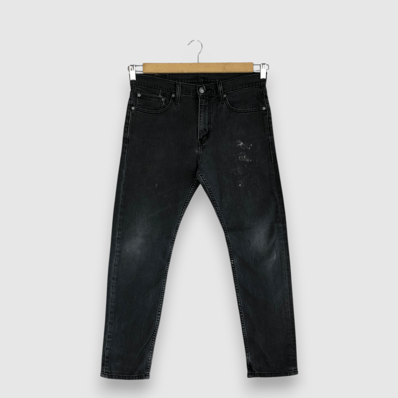 Levi's Vintage Y2K Dirty Levis Jeans Levi's Super Faded Black Denim Size US 32 / EU 48 - 1 Thumbnail