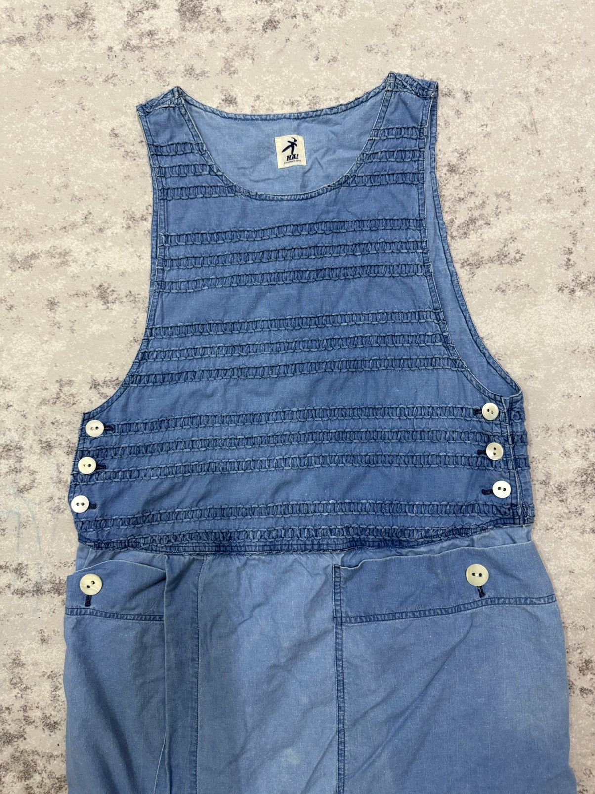 Hai Sporting Gear Issey miyake Hai Sporting Gear Denim Sleeveless Long Dress Size S / US 4 / IT 40 - 5 Thumbnail