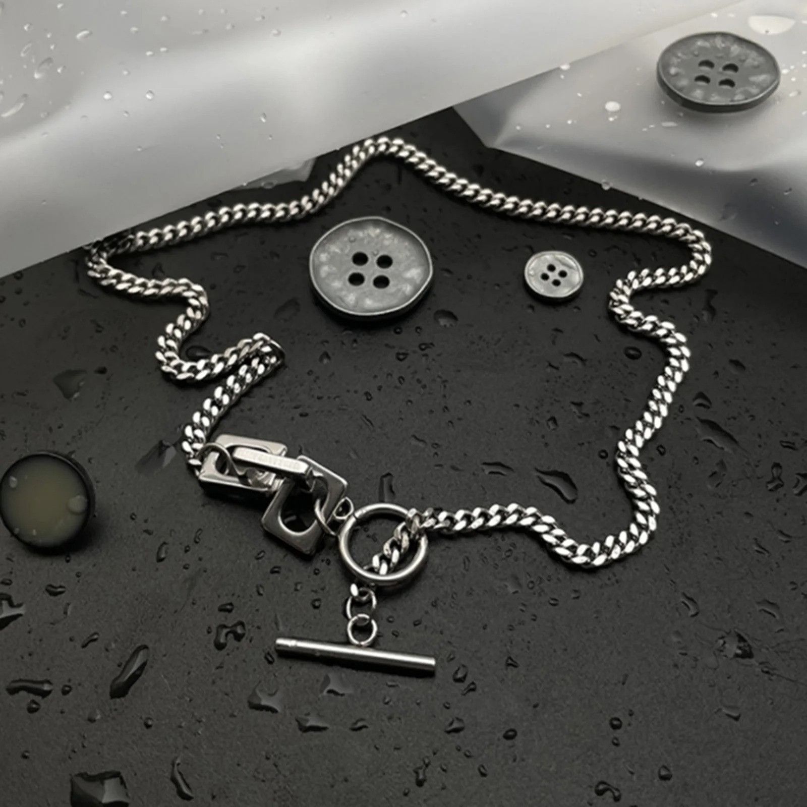 Vintage Splicing Chain Necklace Size ONE SIZE - 4 Thumbnail