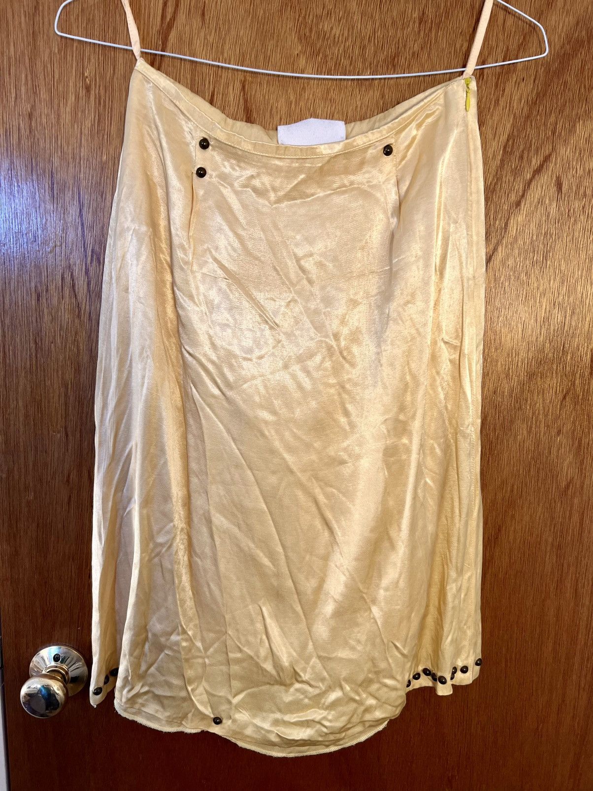 Maison Margiela Archive Martin Margiela Fall 2006 Upholstery skirt yellow Size 26" / US 2 / IT 38 - 2 Thumbnail