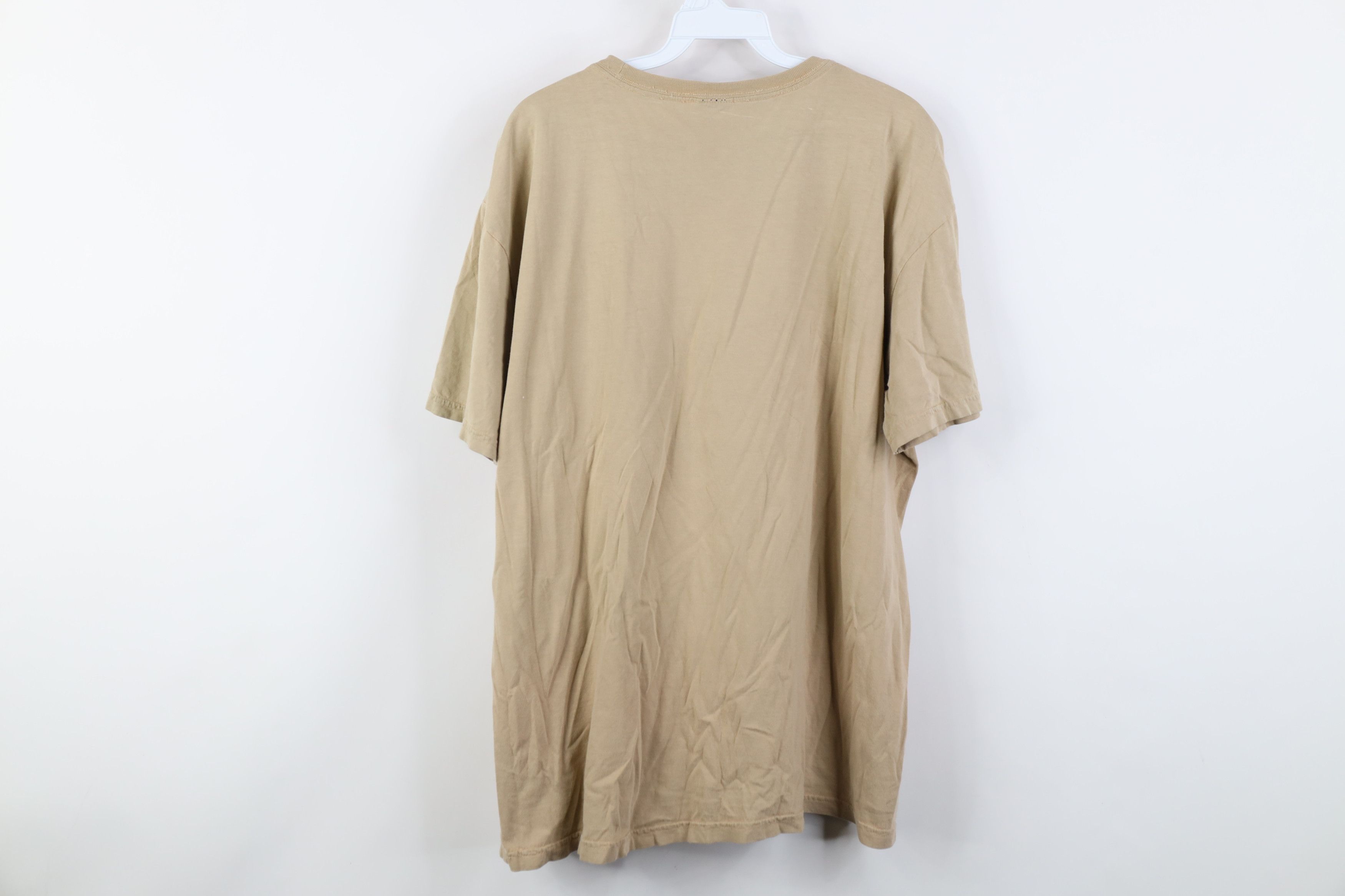 Ralph Lauren Vintage 90s Ralph Lauren Short Sleeve T-Shirt Beige Cotton Size US XL / EU 56 / 4 - 14 Thumbnail