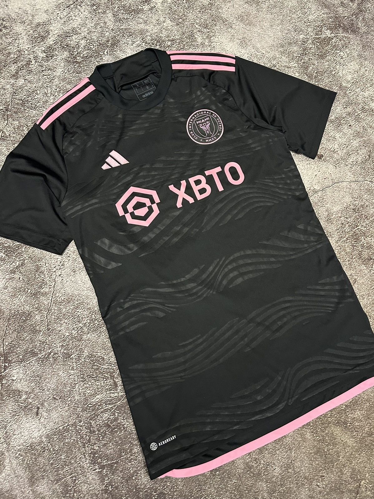 Adidas Inter Miami 2023 Away Jersey | Vintage Soccer Size US L / EU 52-54 / 3 - 2 Thumbnail