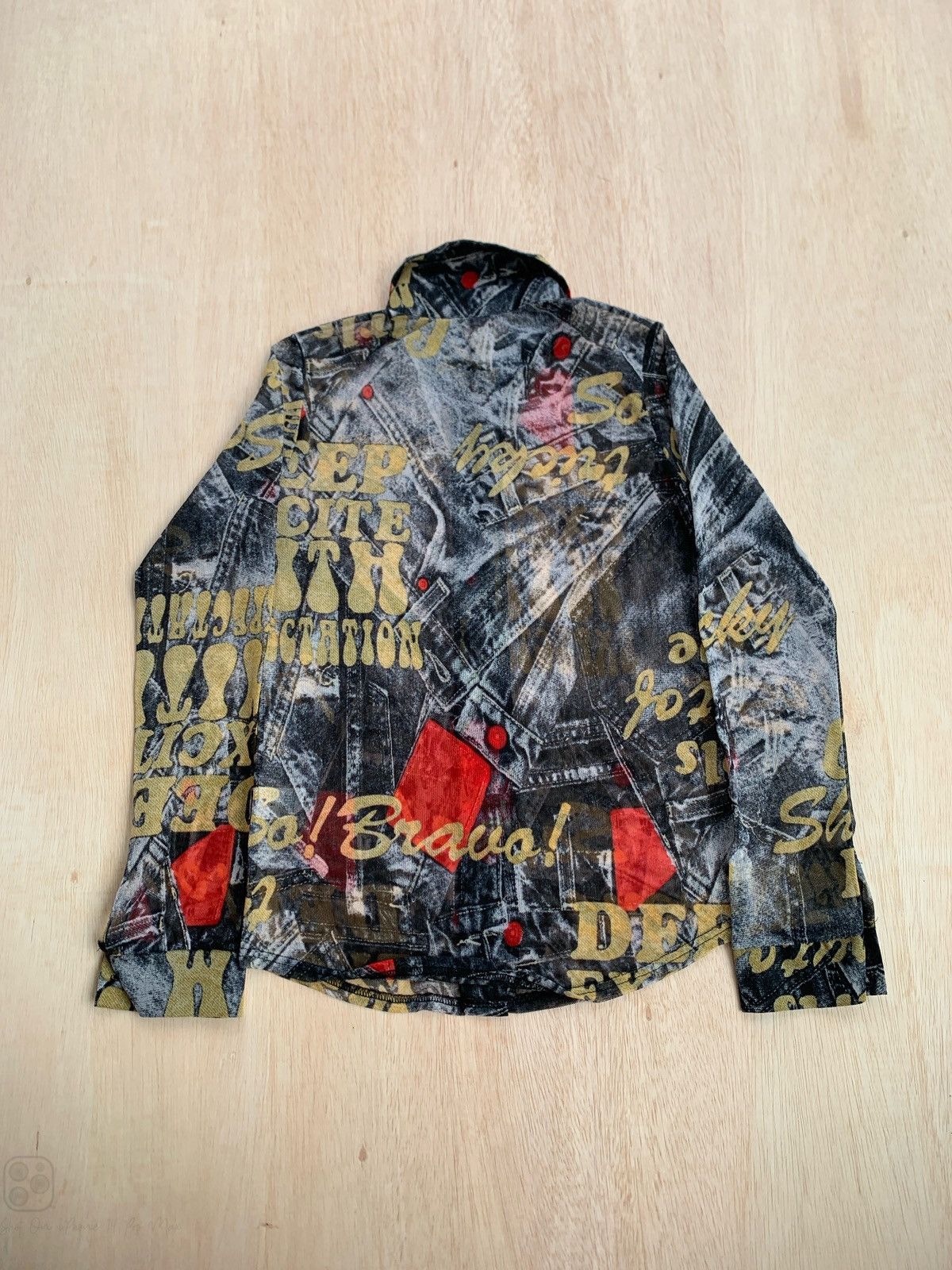 Japanese Brand Vintage Abstrak Ifsixwasnine Style Shirt Size M / US 6-8 / IT 42-44 - 4 Thumbnail