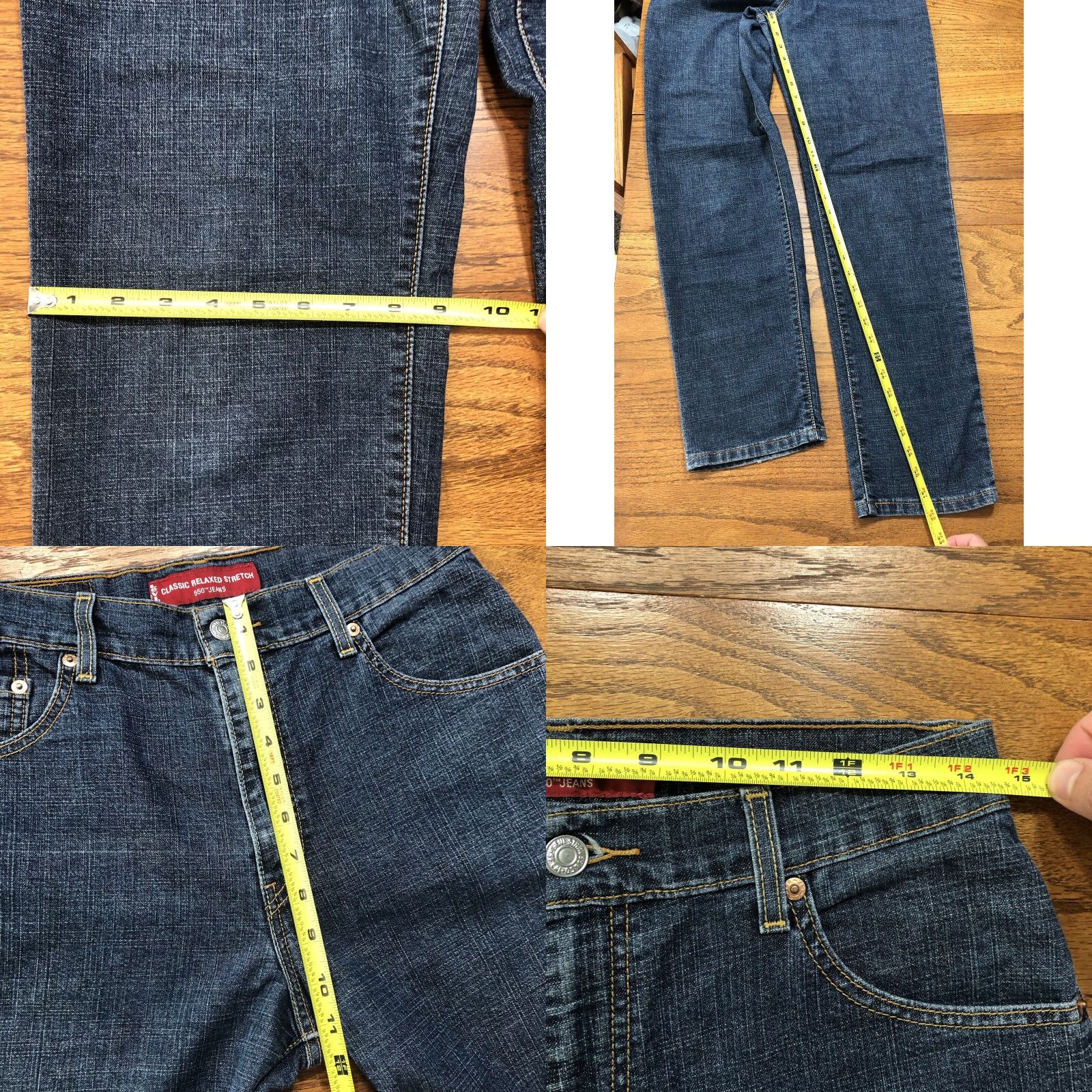 Levi's VINTAGE Levi's Jeans 550 Relaxed Mom Tapered High Rise 8 29in 32in Inseam Blue Denim Ladies Womens Size 29" - 8 Thumbnail