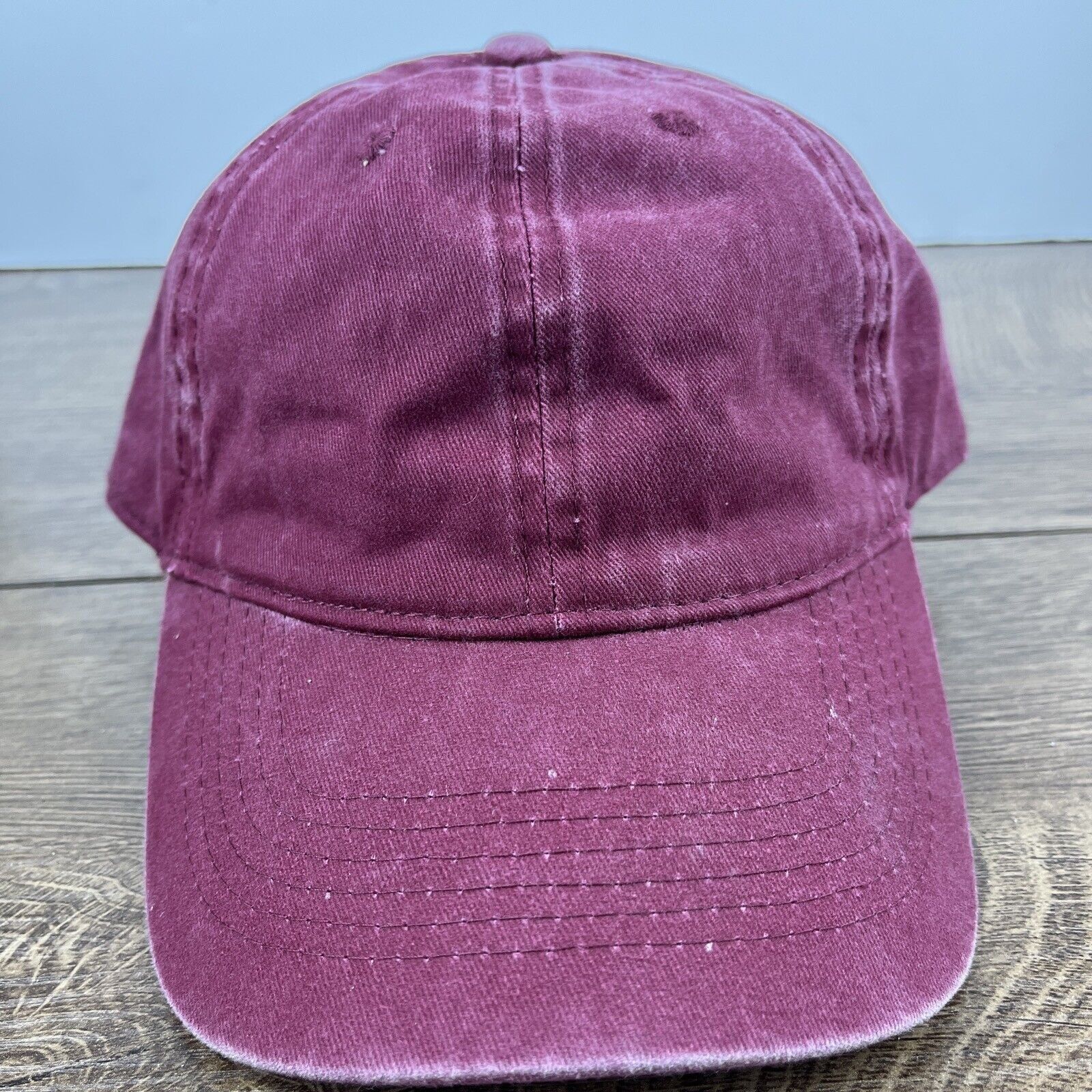 Other Maroon Baseball Hat Red Hat Adjustable Adult Size Hat Red Ca Size ONE SIZE - 2 Thumbnail